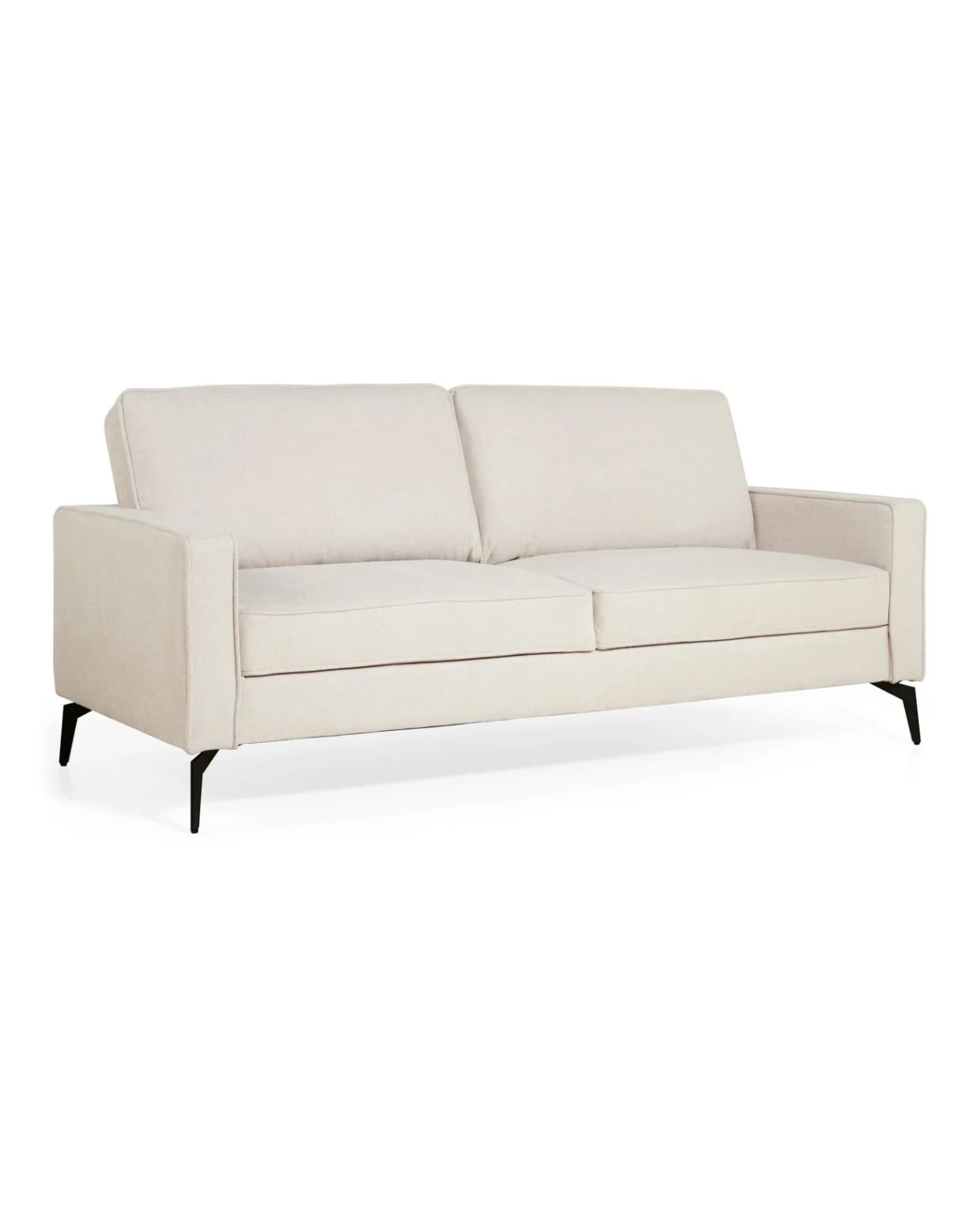 Moos milan 2-zitsbank beige, linnen, 95x193x86 cm (hxbxd). vtwonen by Fonq