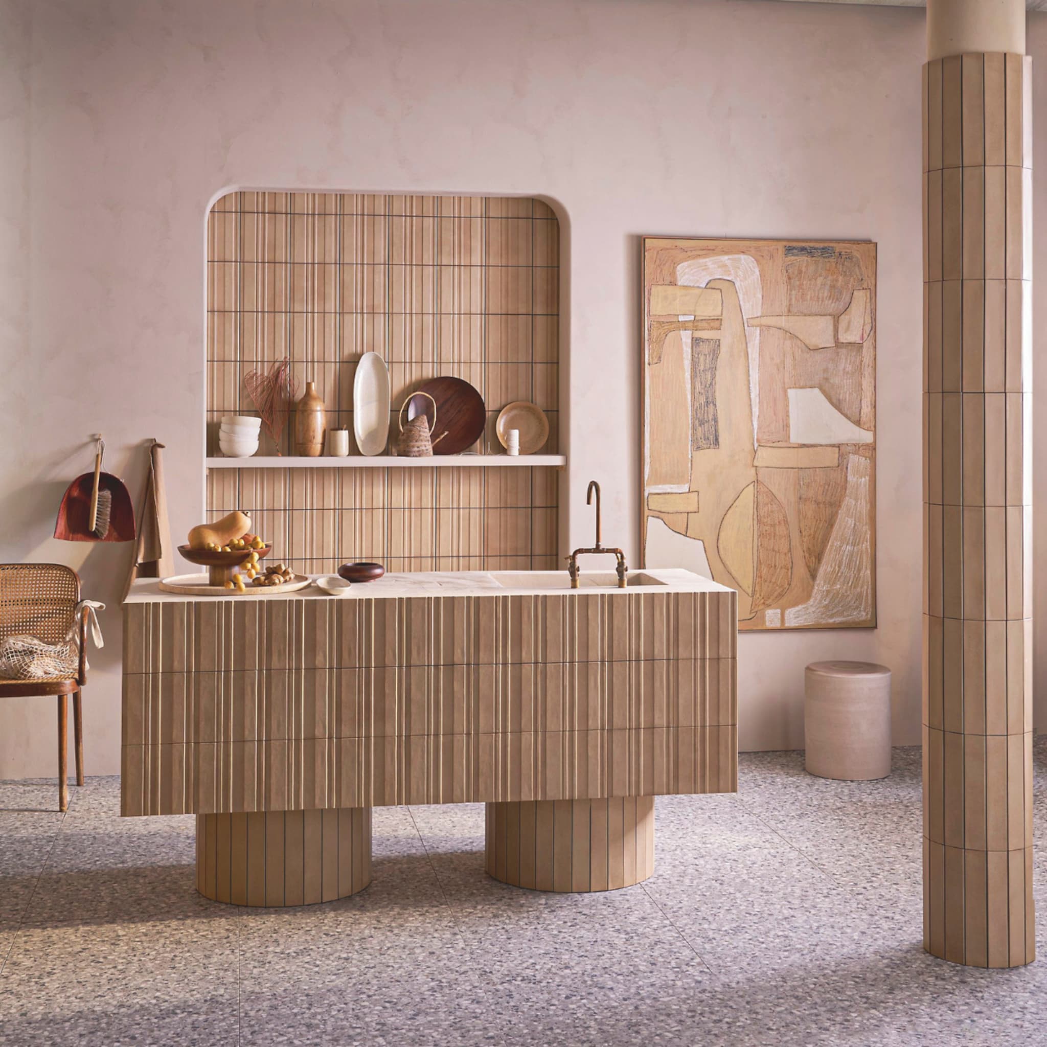 vtwonen collectie binnentegels - keuken met 3D-patroon