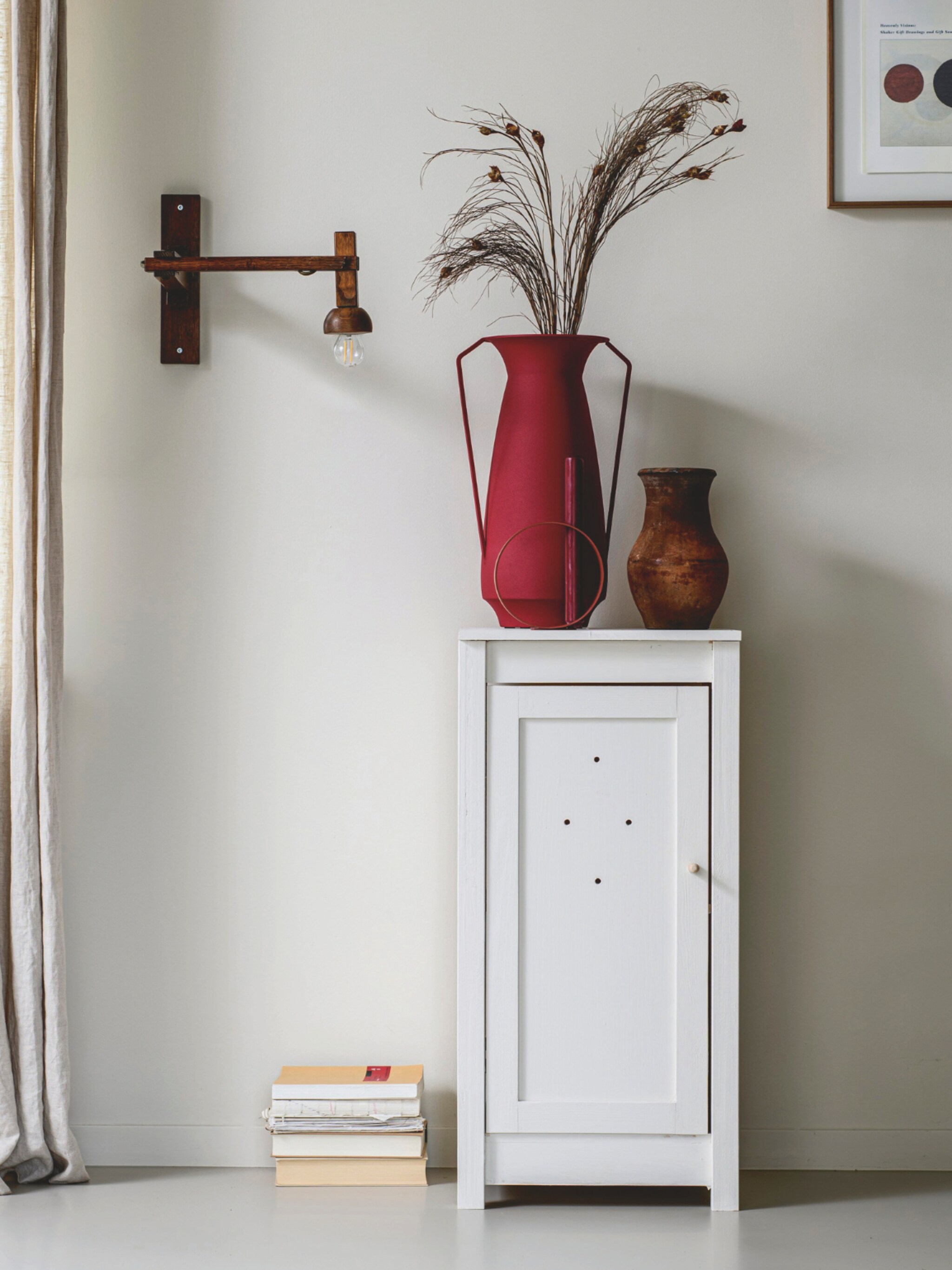 diy shakerkast met gaatjespatroon