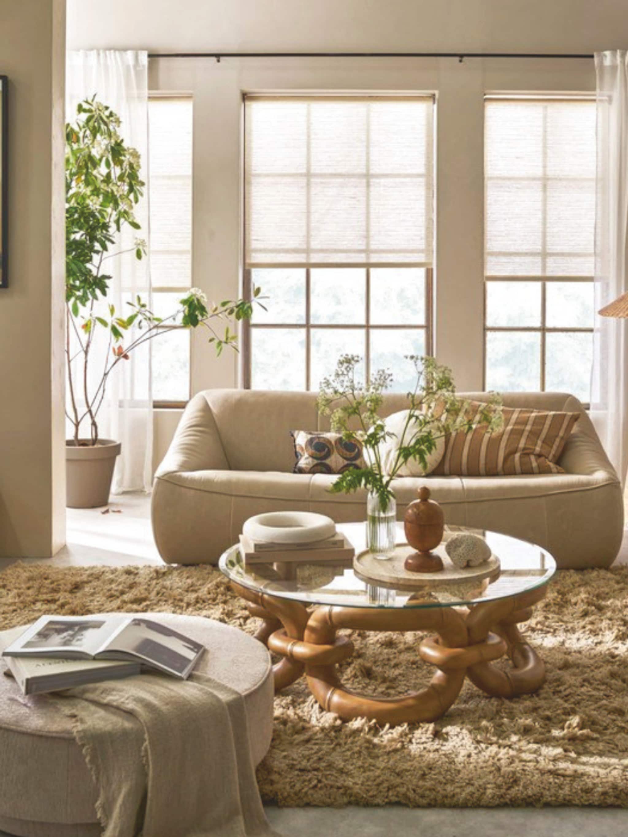 style de woonkamer met zomerse accessoires