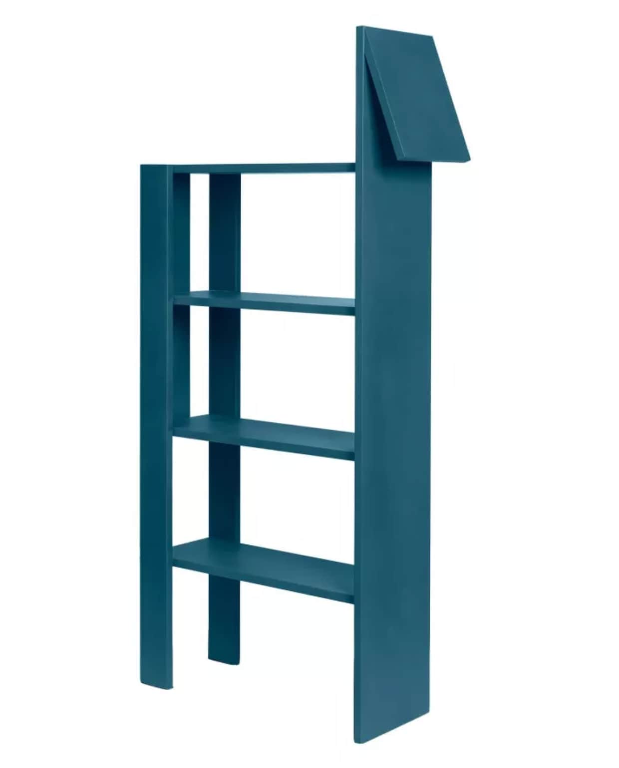 Ferm Living Giraffe boekenkast, dark blue, 69x24x140 cm (bxdxh). Flinders