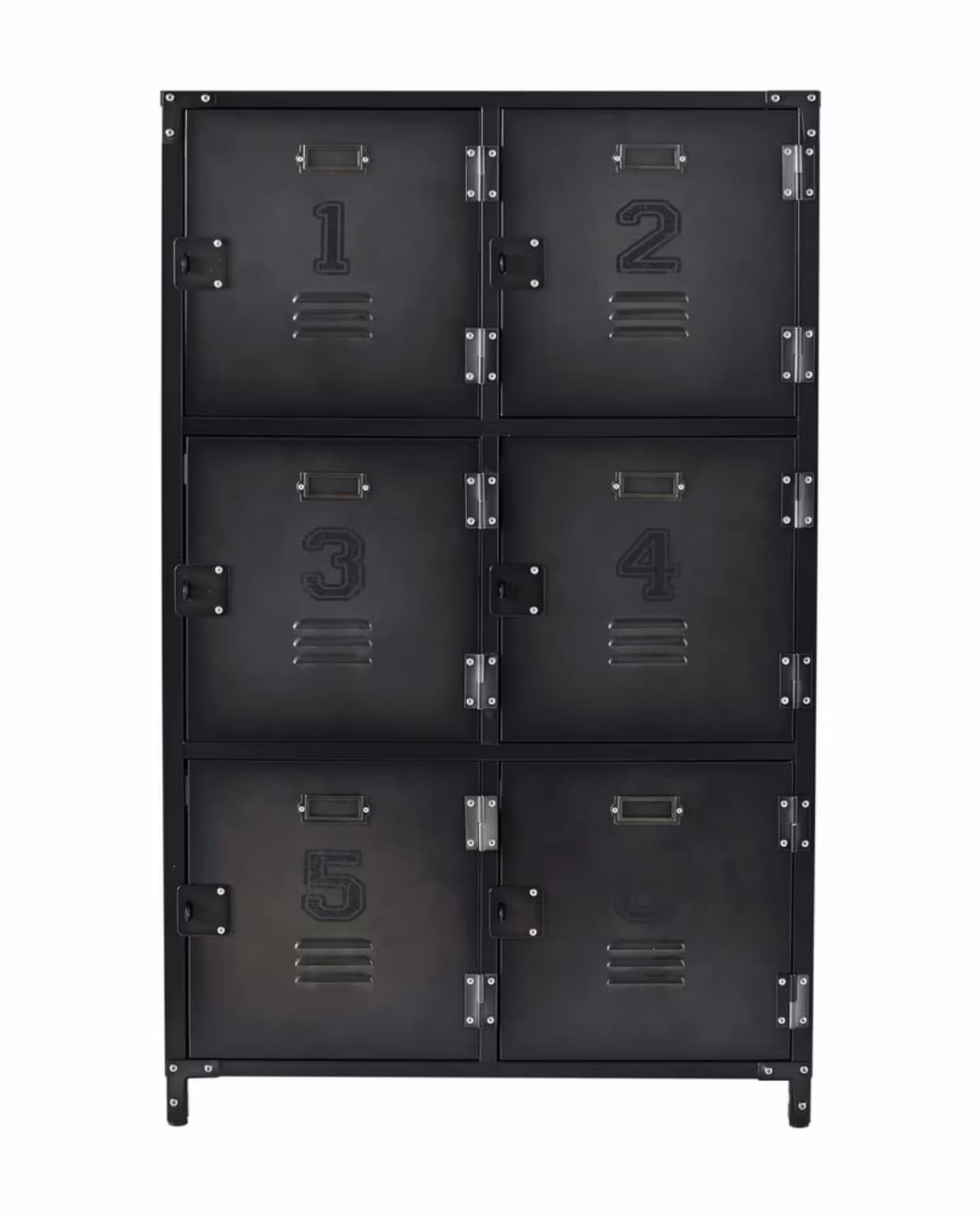 Industriële kabinetkast Andrews van Maisons du Monde, metaal, 35x120x75 cm (dxhxl). Maisons du Monde