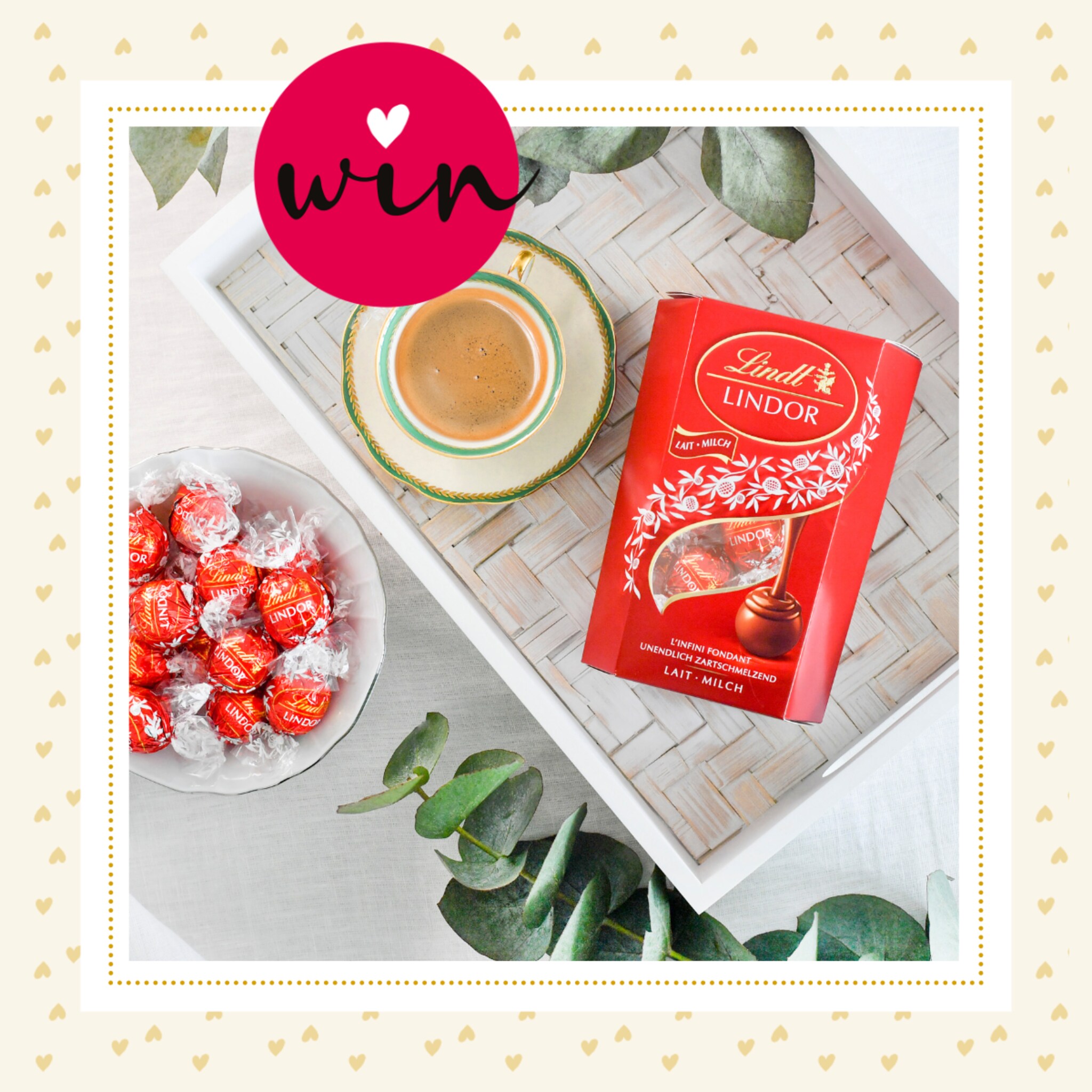 win 10x een jaar lindt chocolade