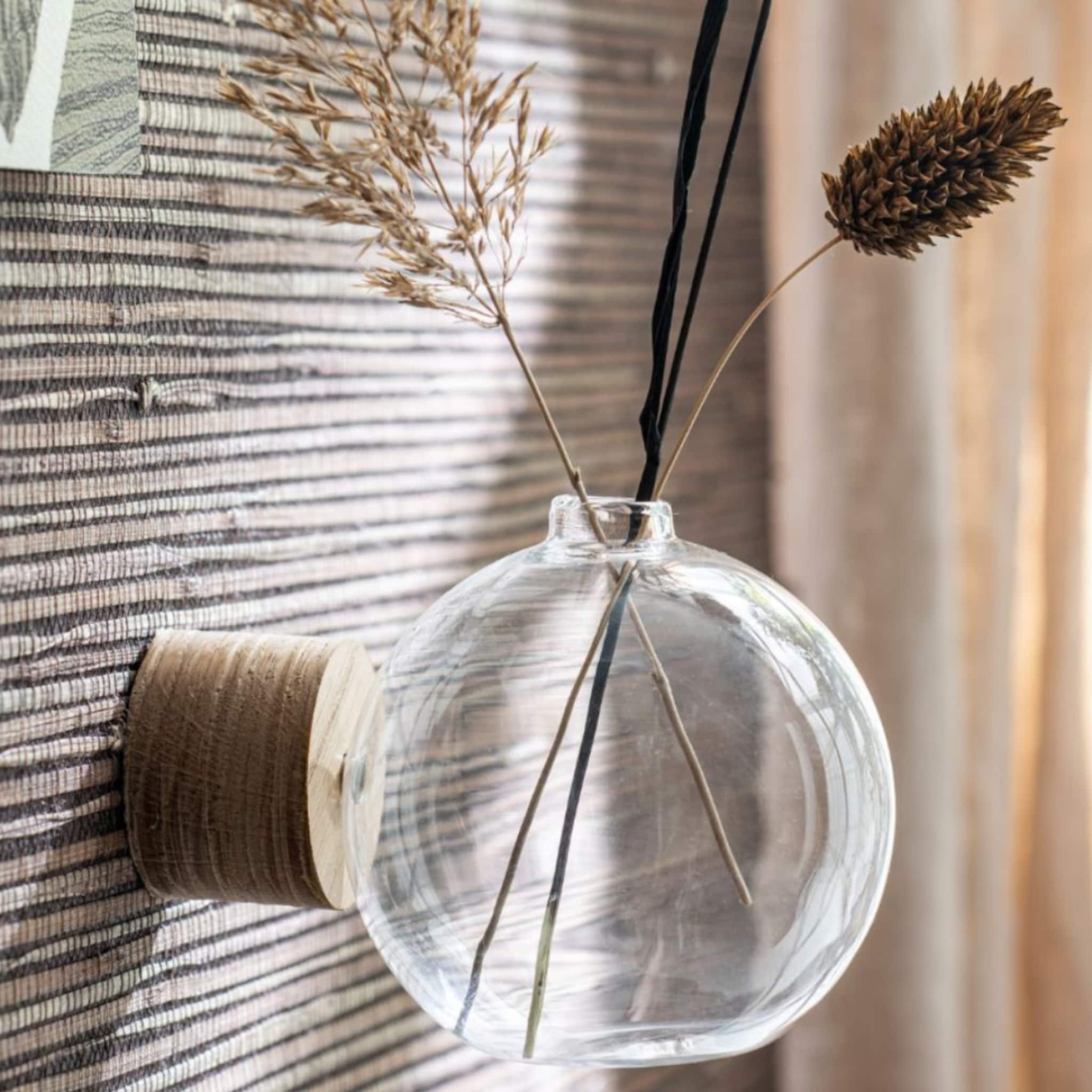DIY magneetvaas met droogbloemen