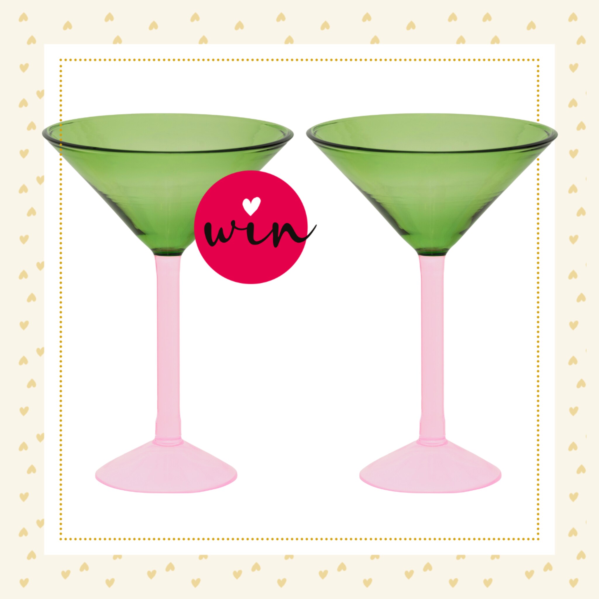 win 6x martiniglas set unc