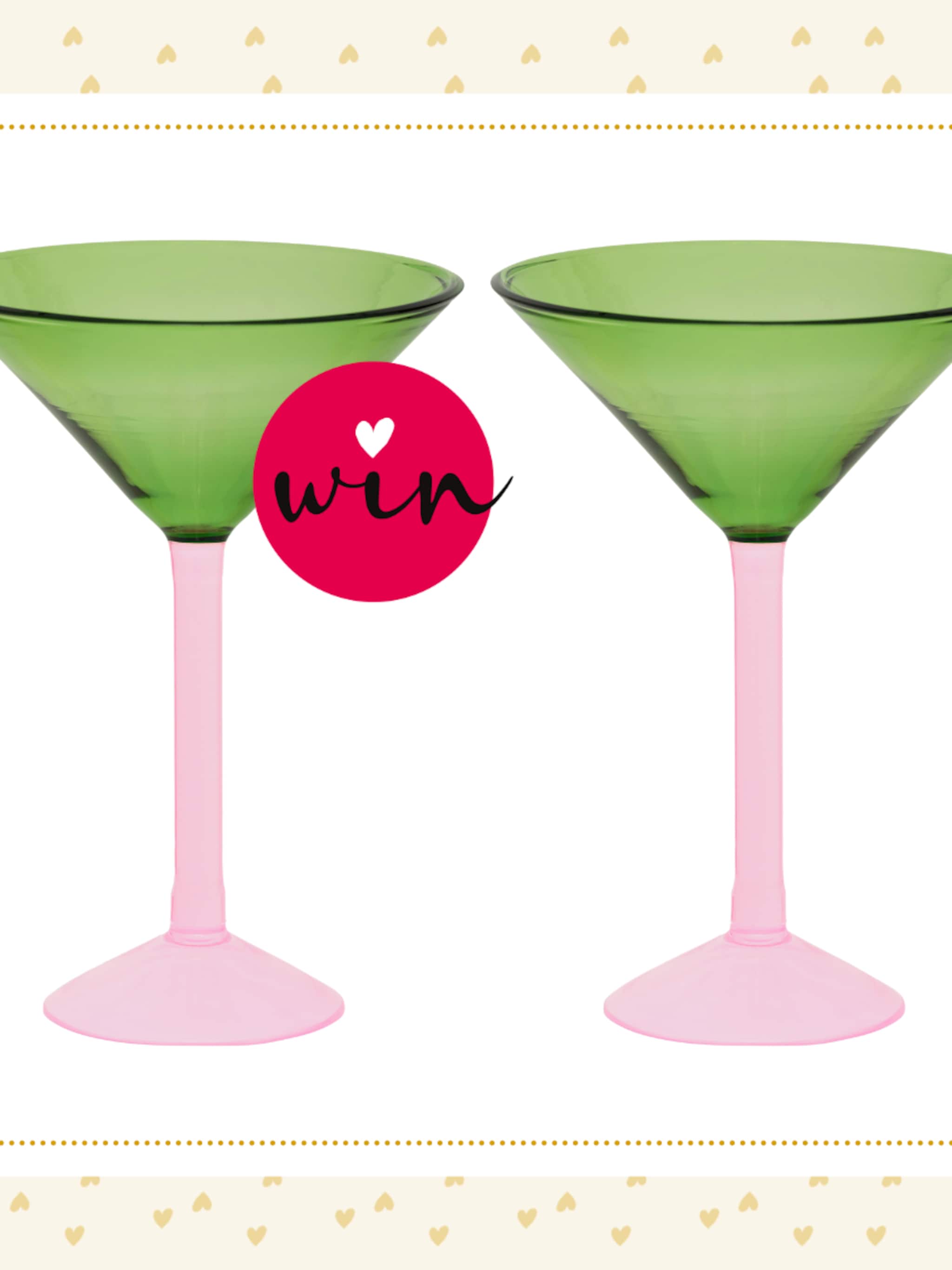 win 6x martiniglas set unc
