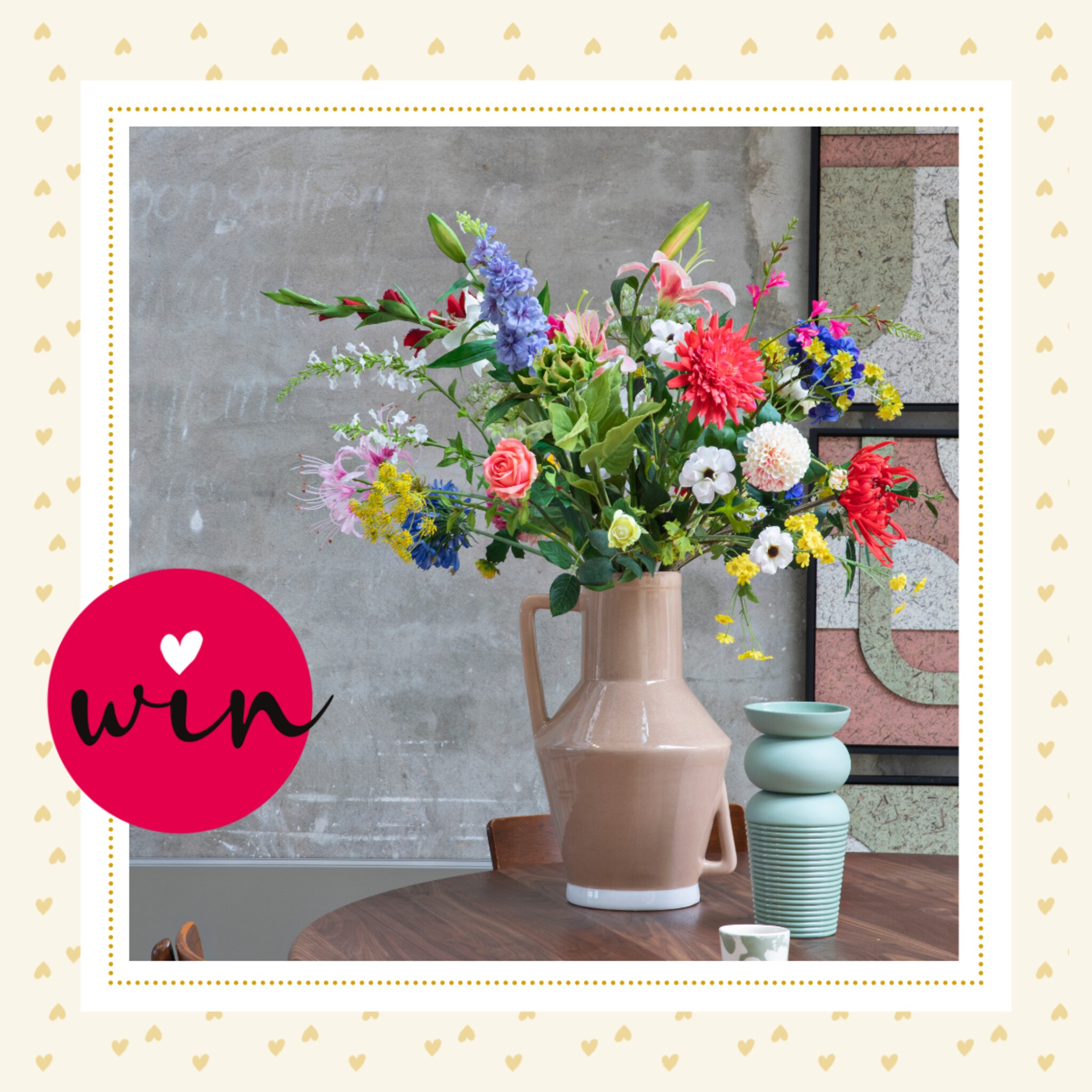 win 25x maand sierbloemen reflower
