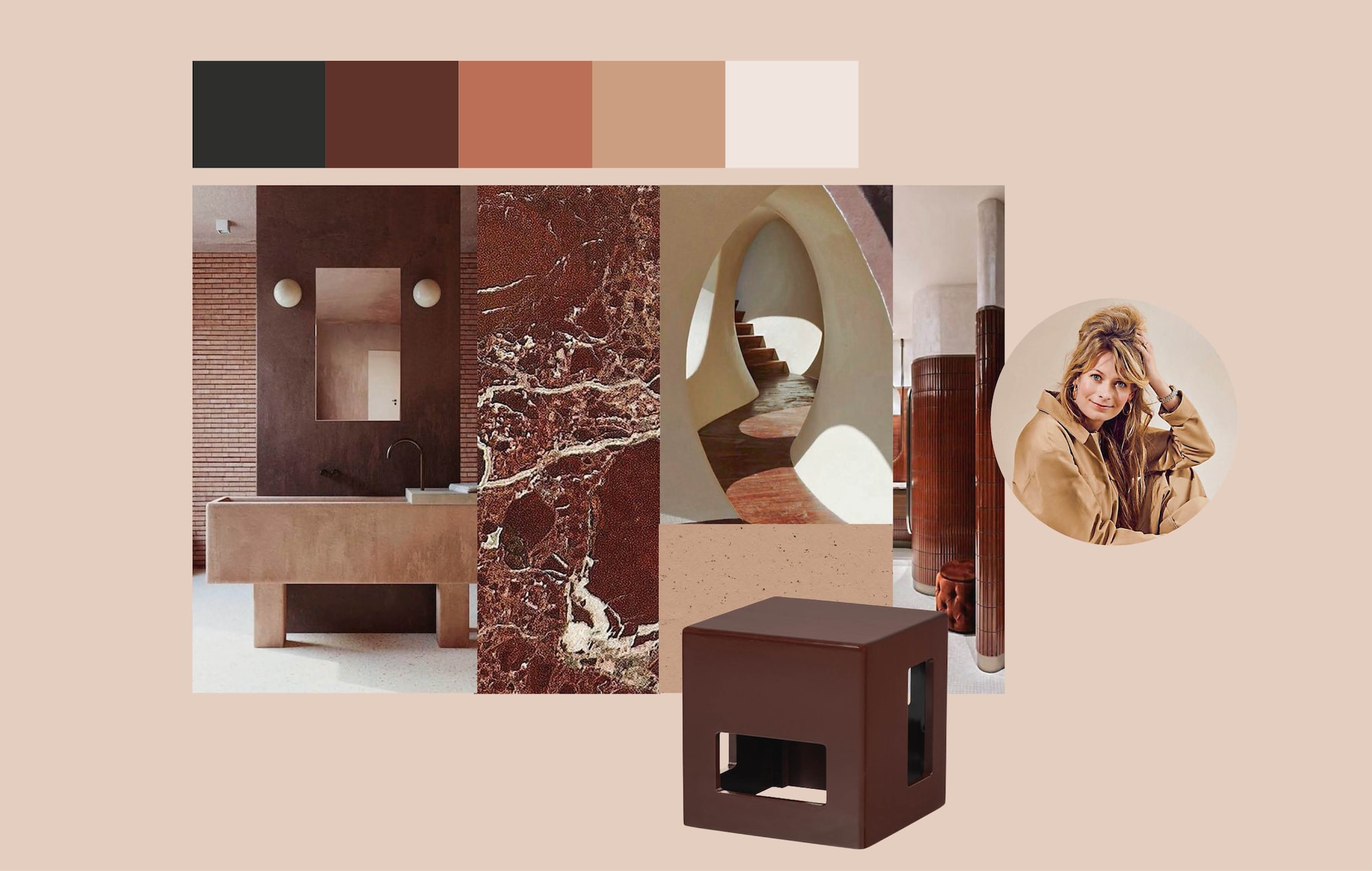 Moodboard trendstijl Raw Romance van stylist Liza Wassenaar | vt wonen&amp;design beurs 2024 beeld vtwonen
