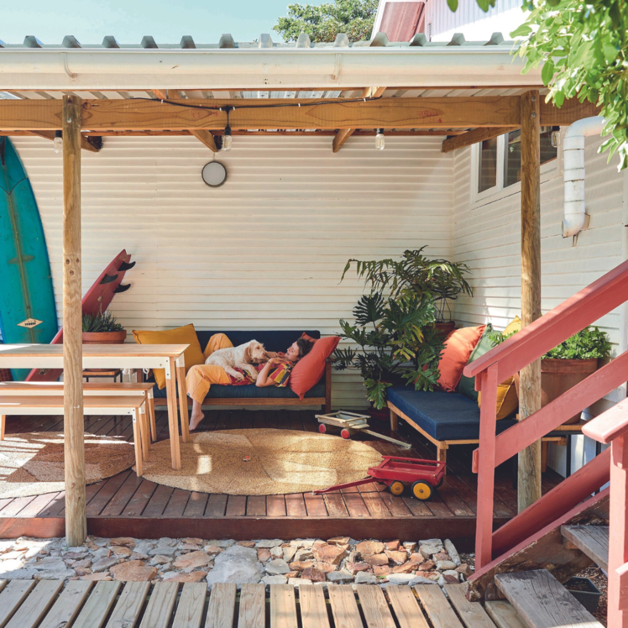 Kleurrijke bungalow in Zuid-Afrika