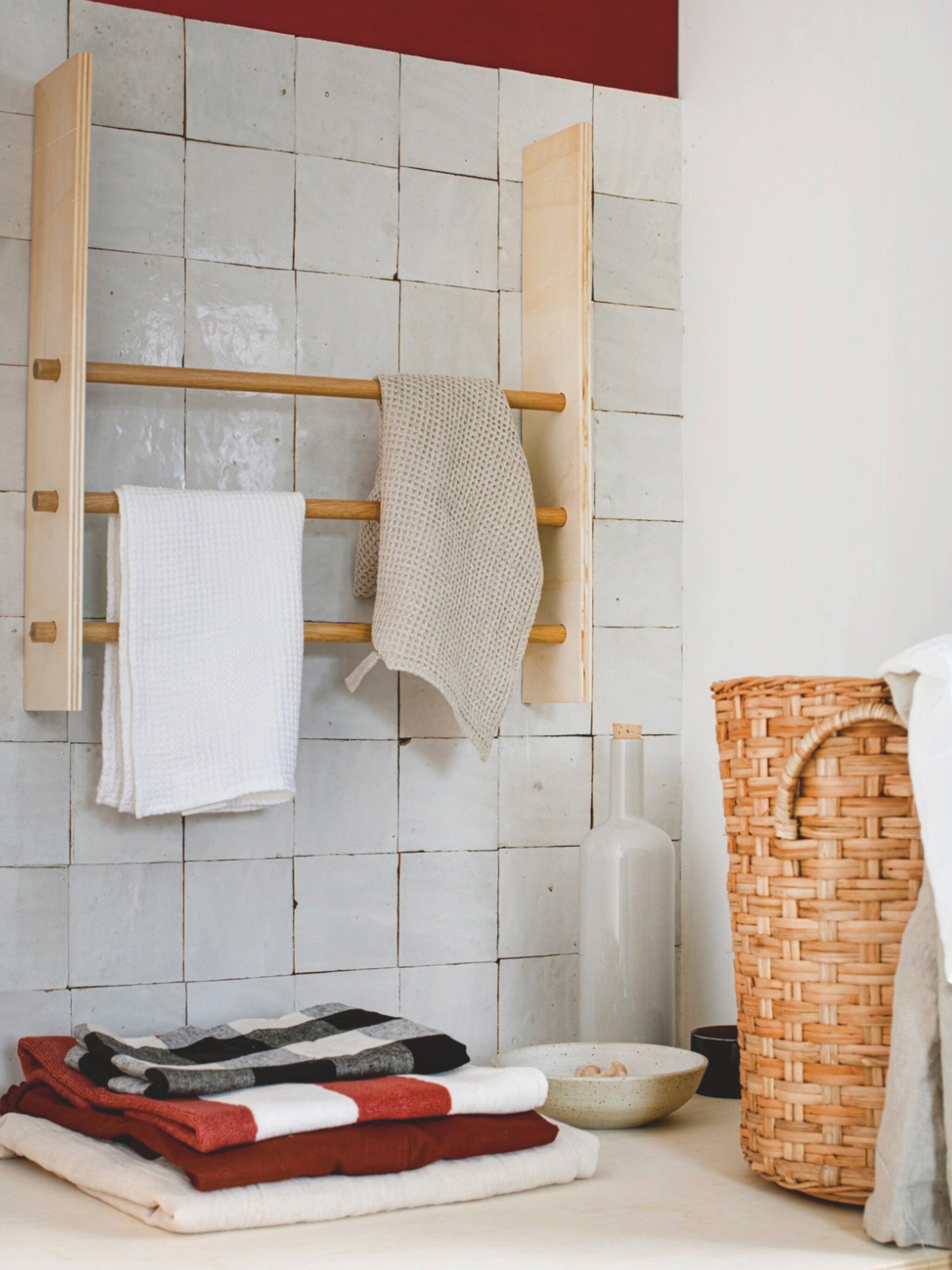 diy droogrek aan de muur