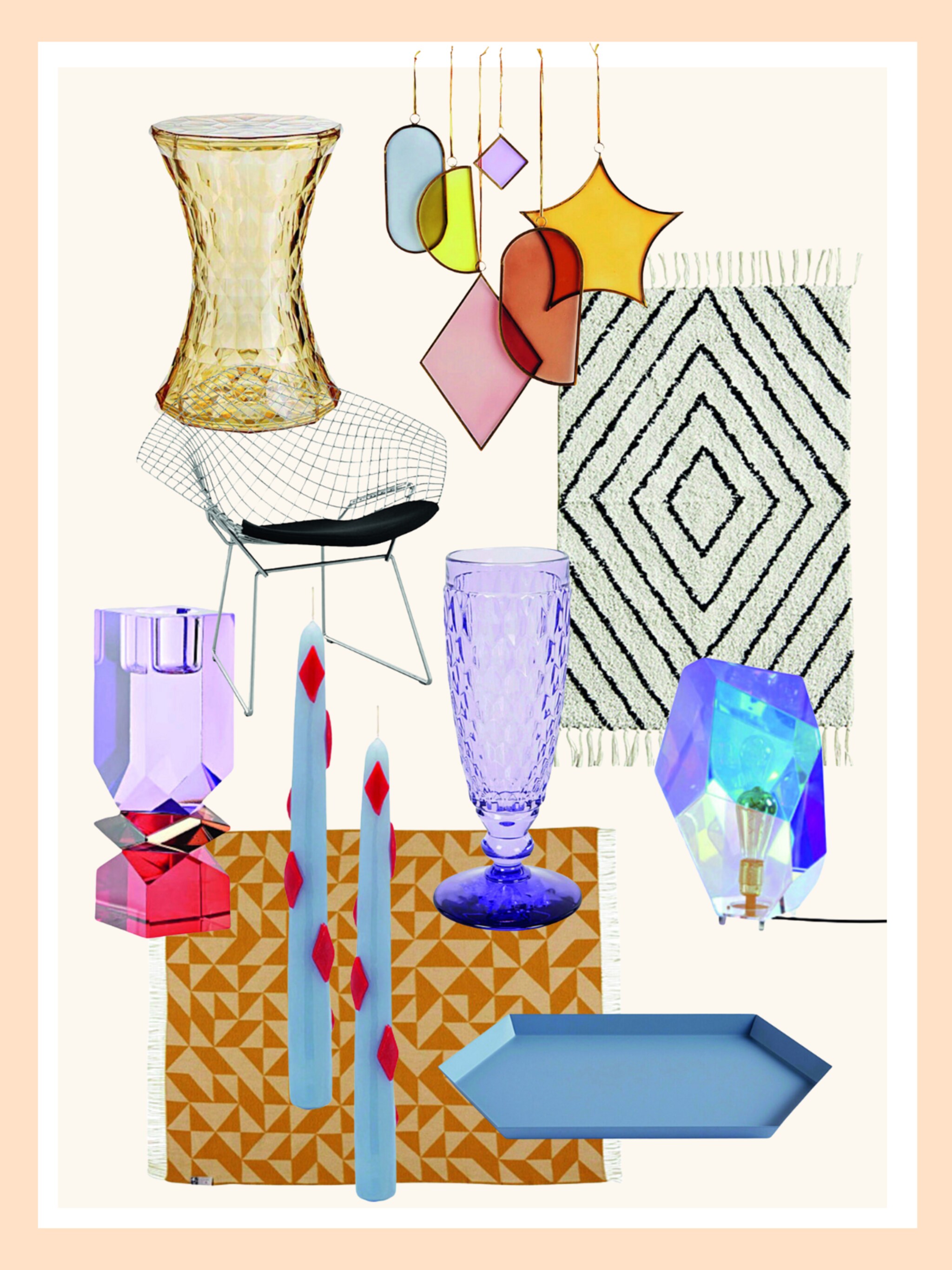schitterende items in diamantvorm