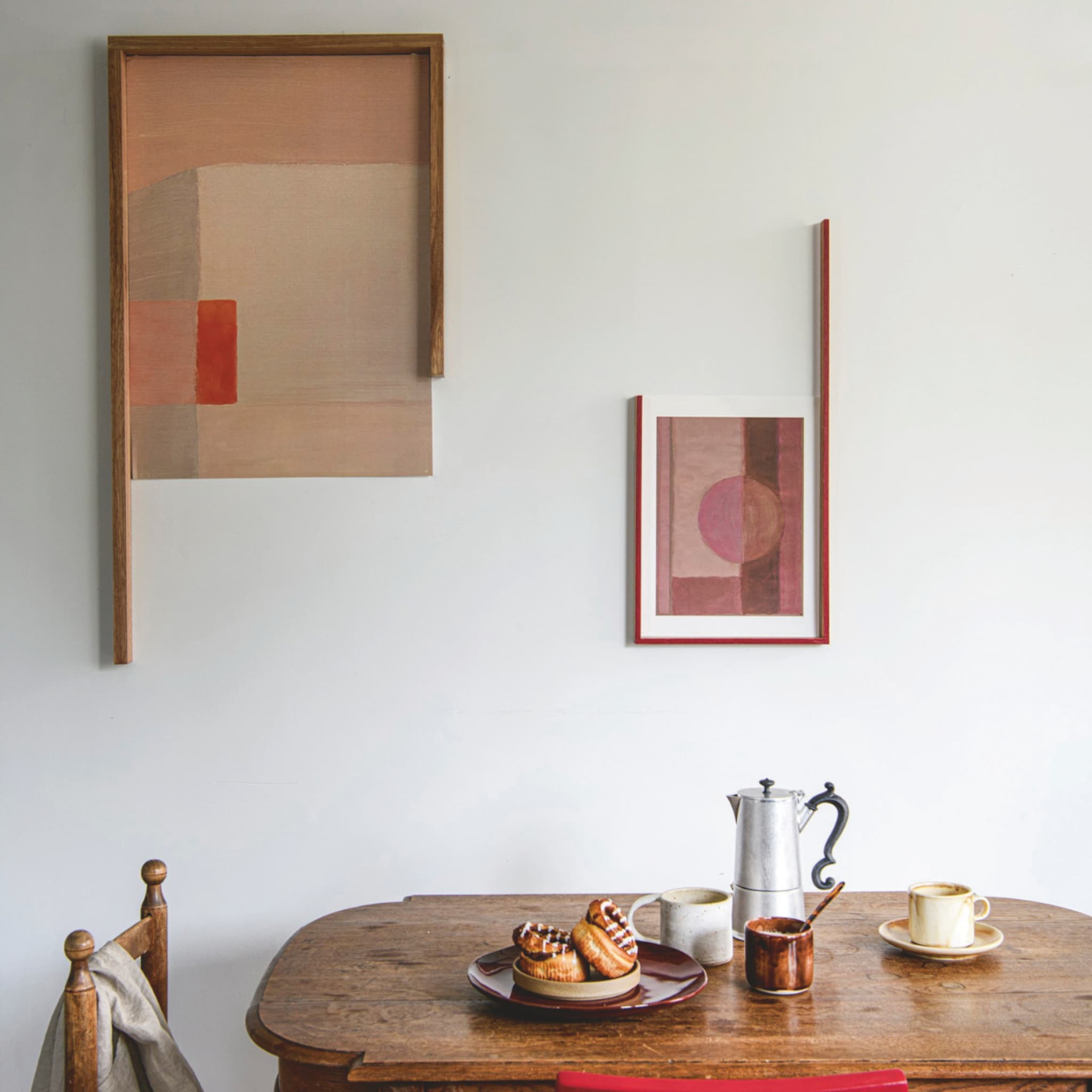 diy kunstige lijst in shaker stijl