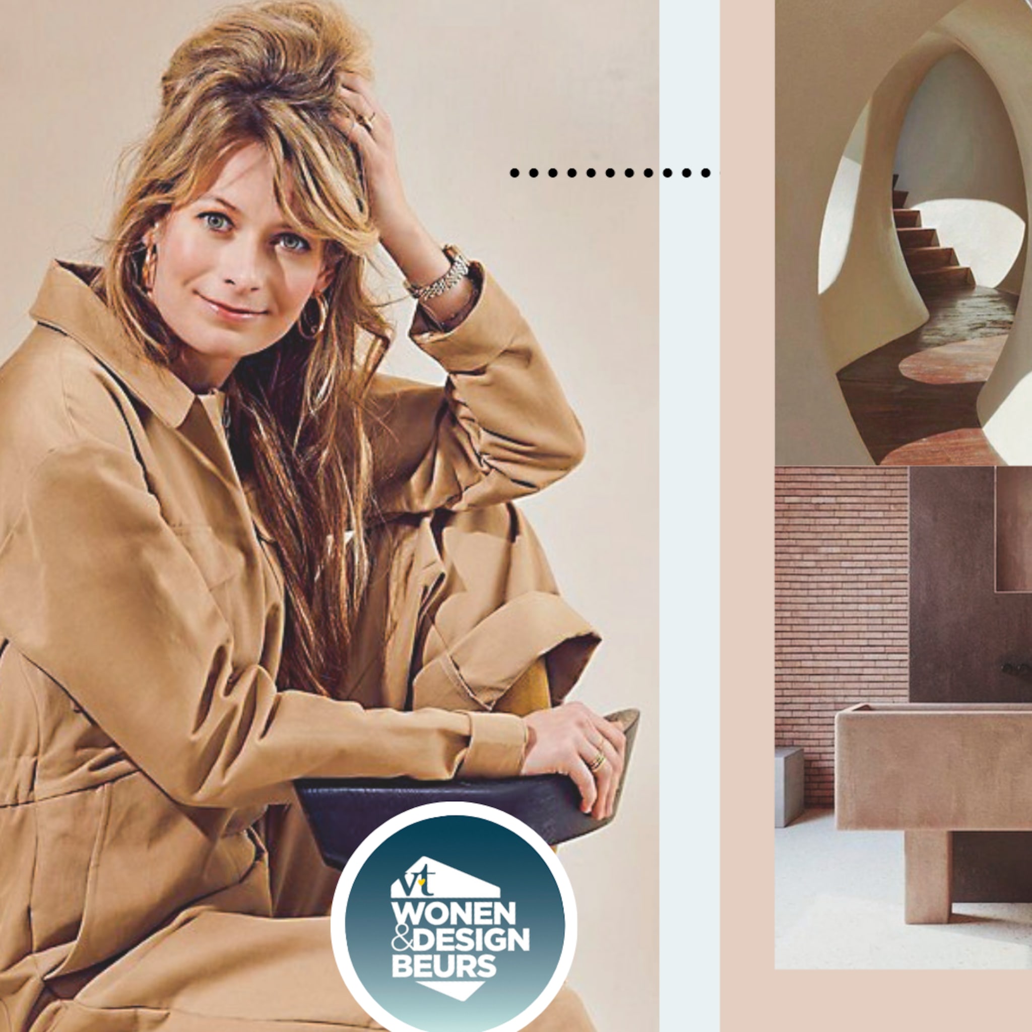 Trendstijl van stylist Liza op de vt wonen&design beurs