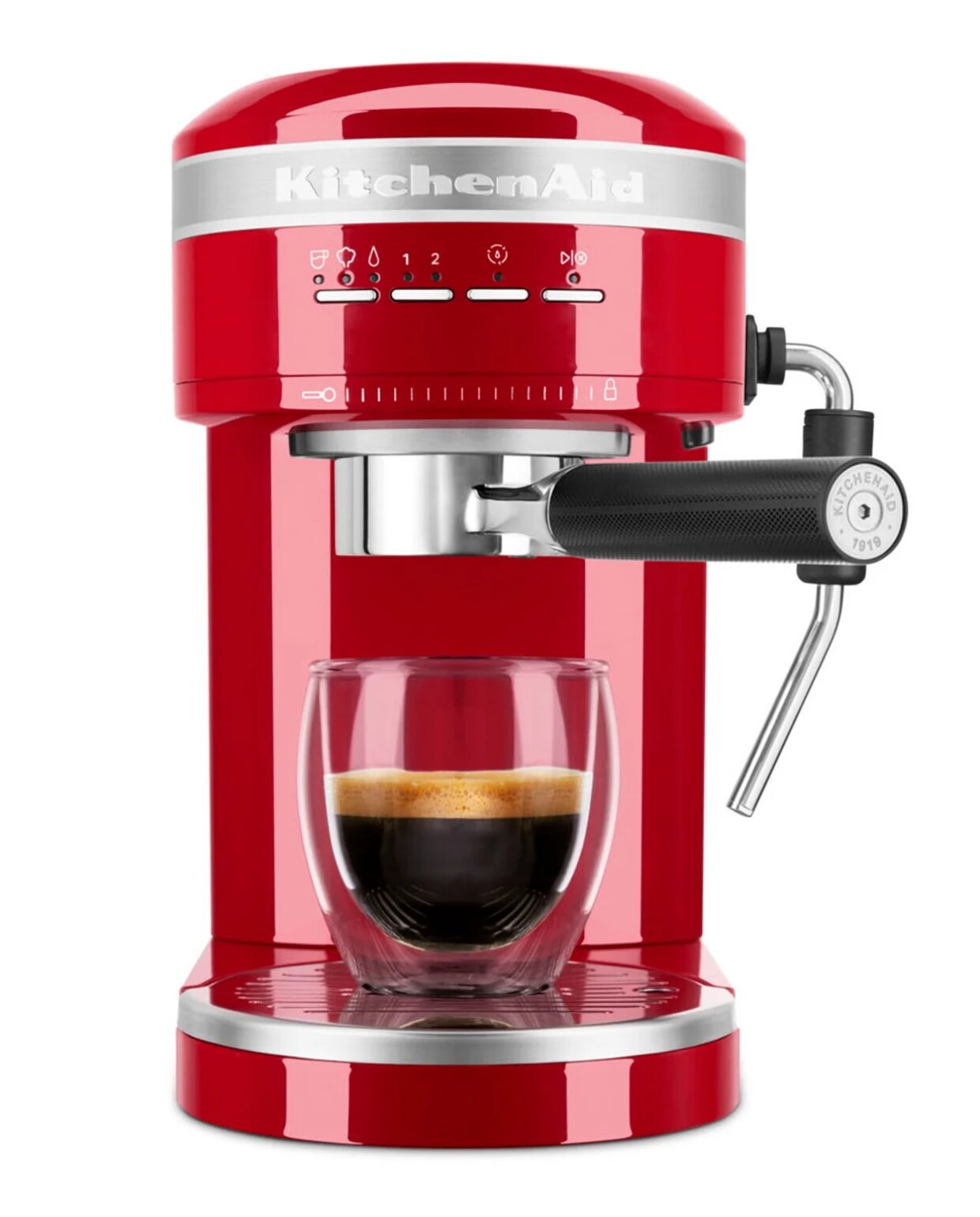 Artisan piston espressomachine Kitchen Aid. de Bijenkorf
