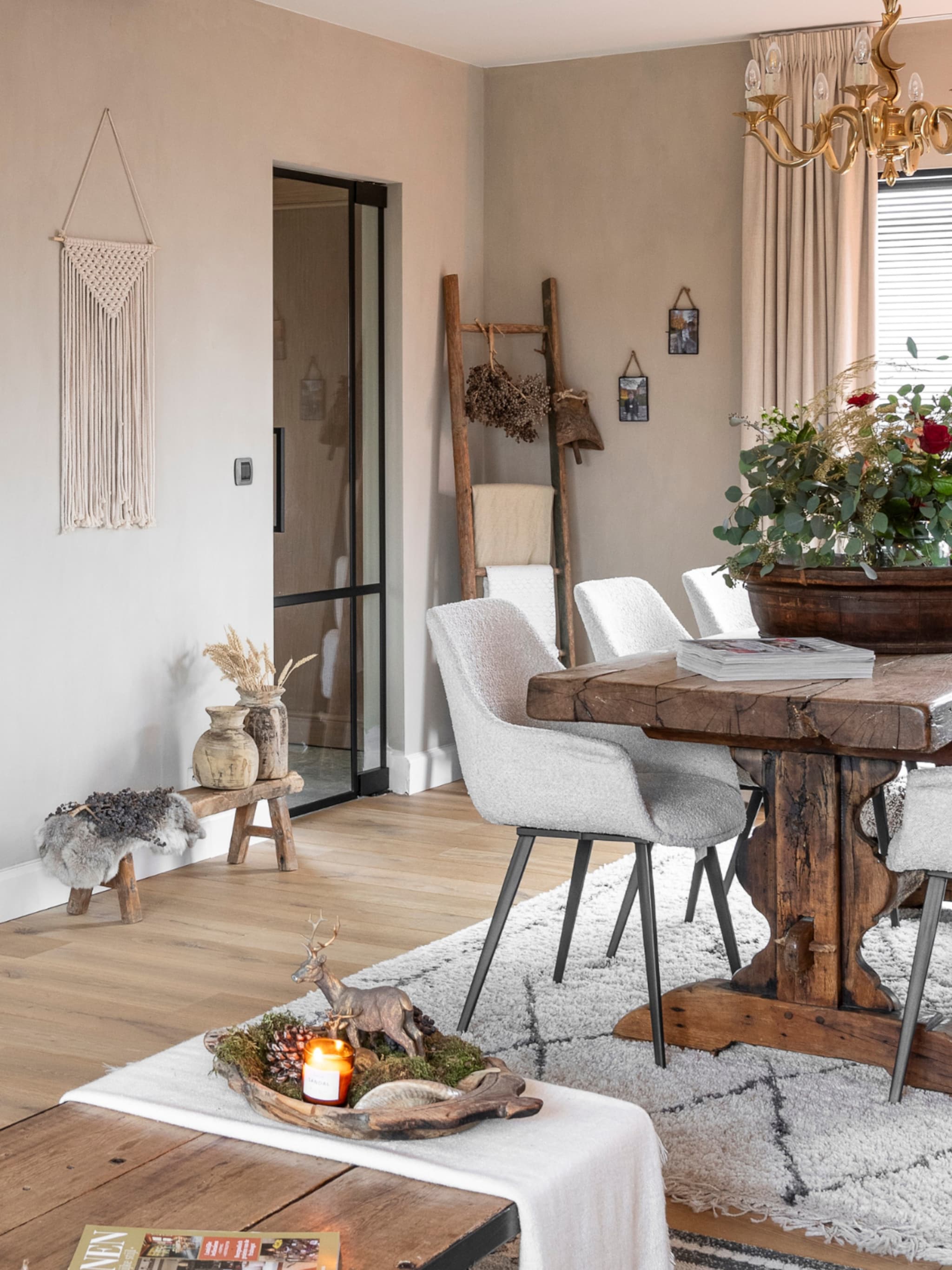 binnenkijken in een landelijk mediterrane woning