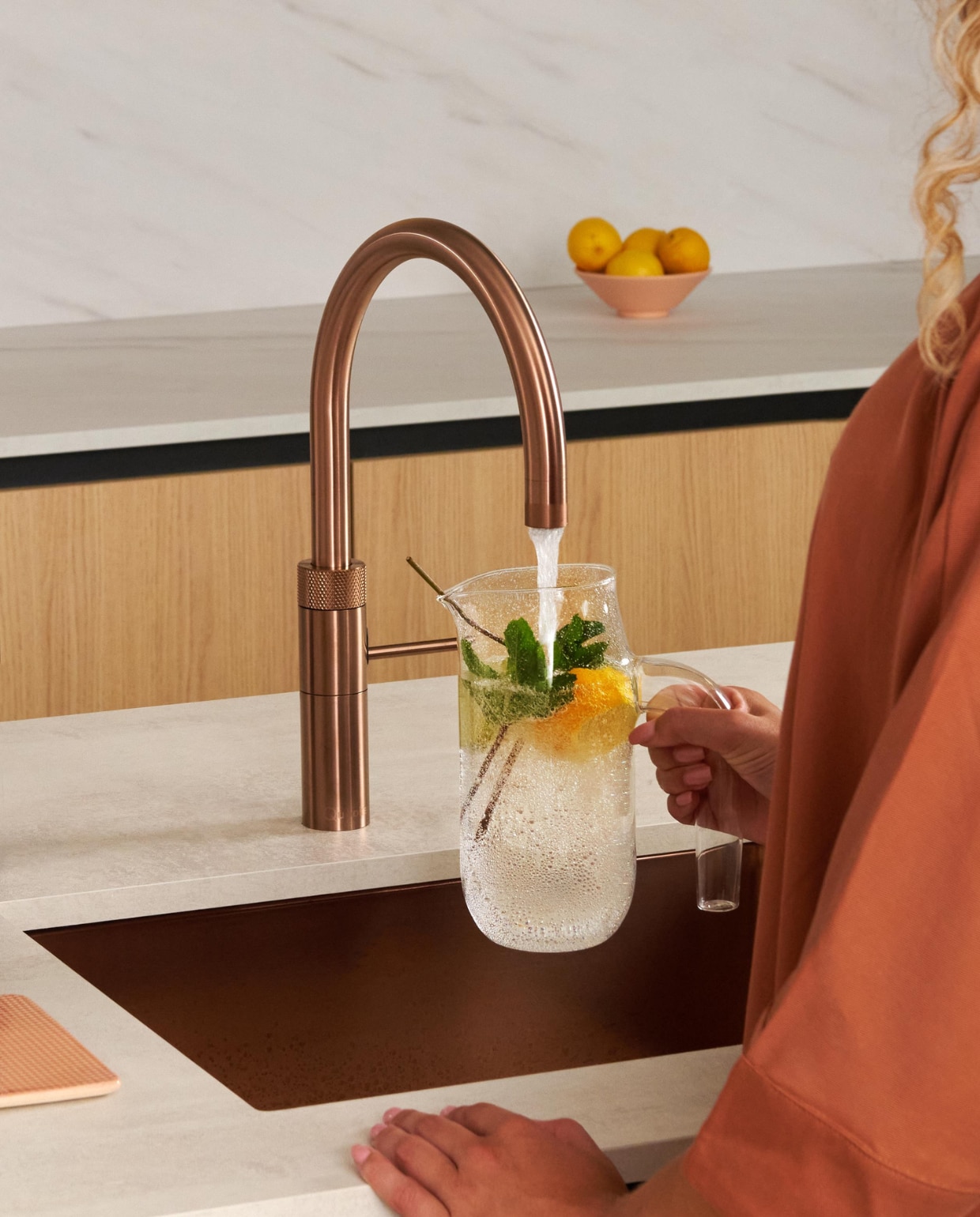 Quooker - Fusion Round Rose Copper