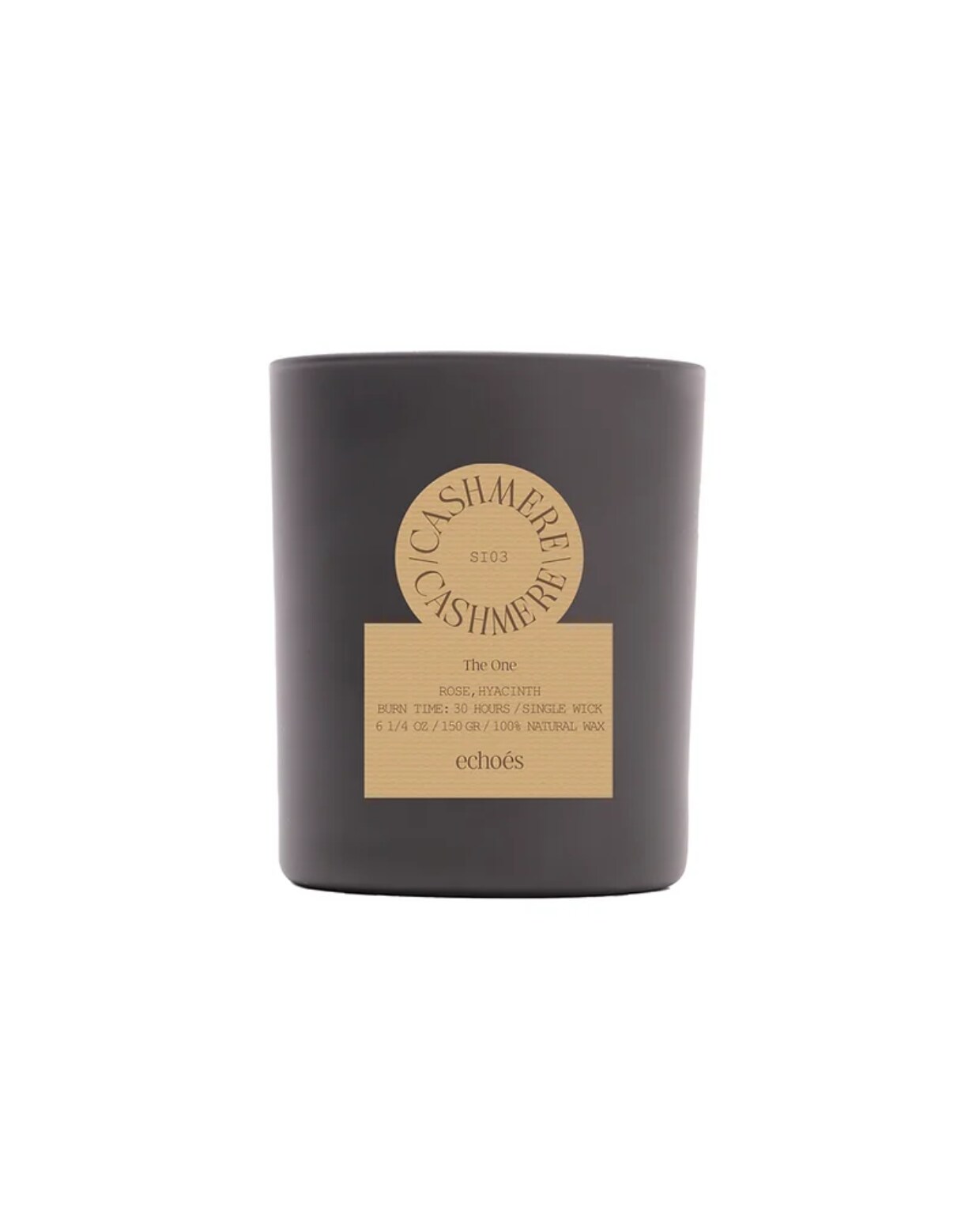 Cashmere Small Size Candle, echoés. Echoes Lab