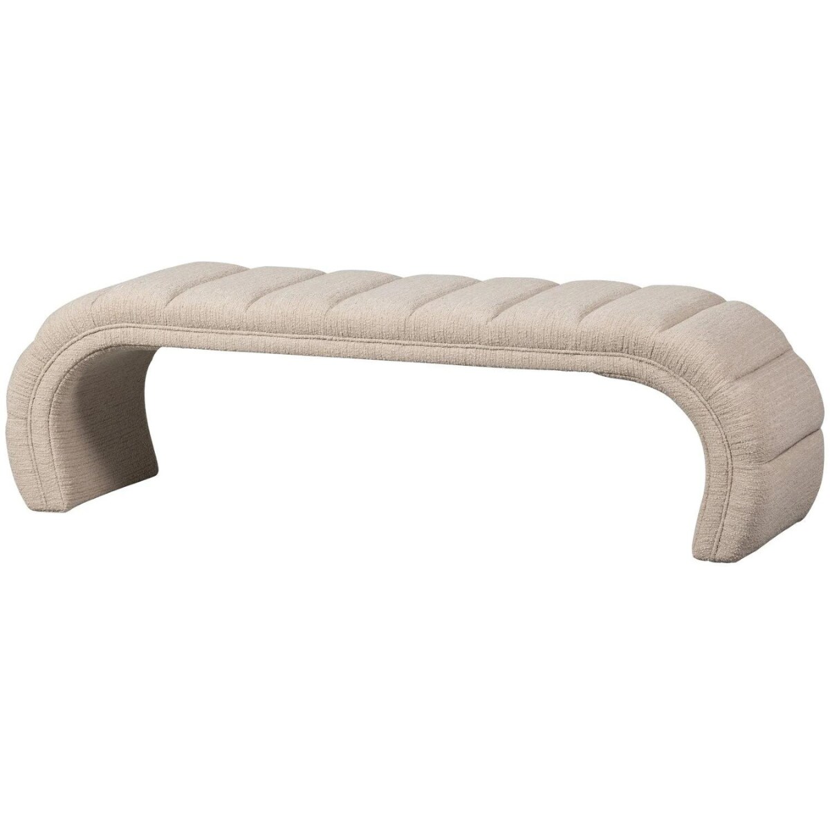 BePureHome Traffic Bankje - Polyester - Naturel BePureHome