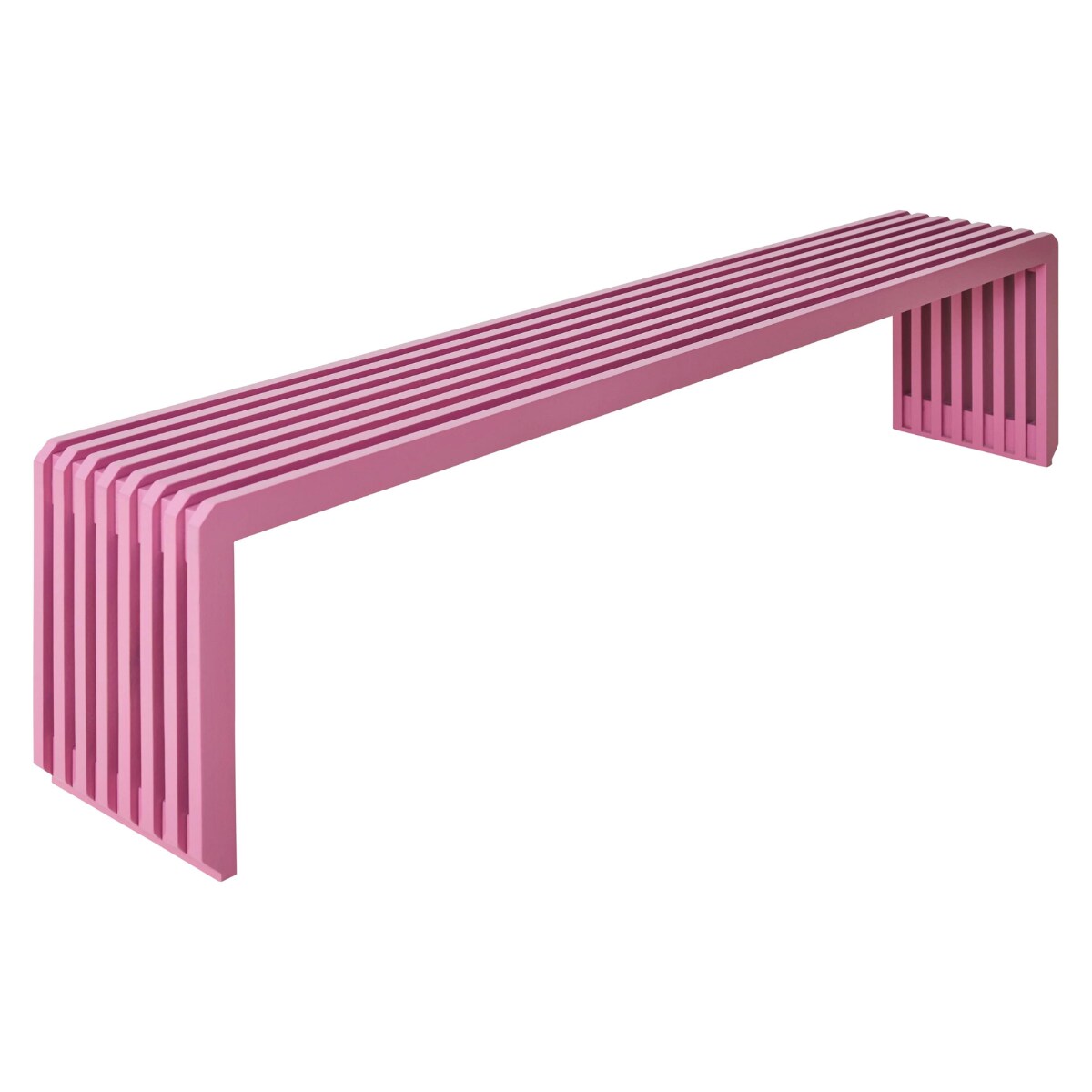 HKliving Slatted Bankje - Hot Pink HKliving