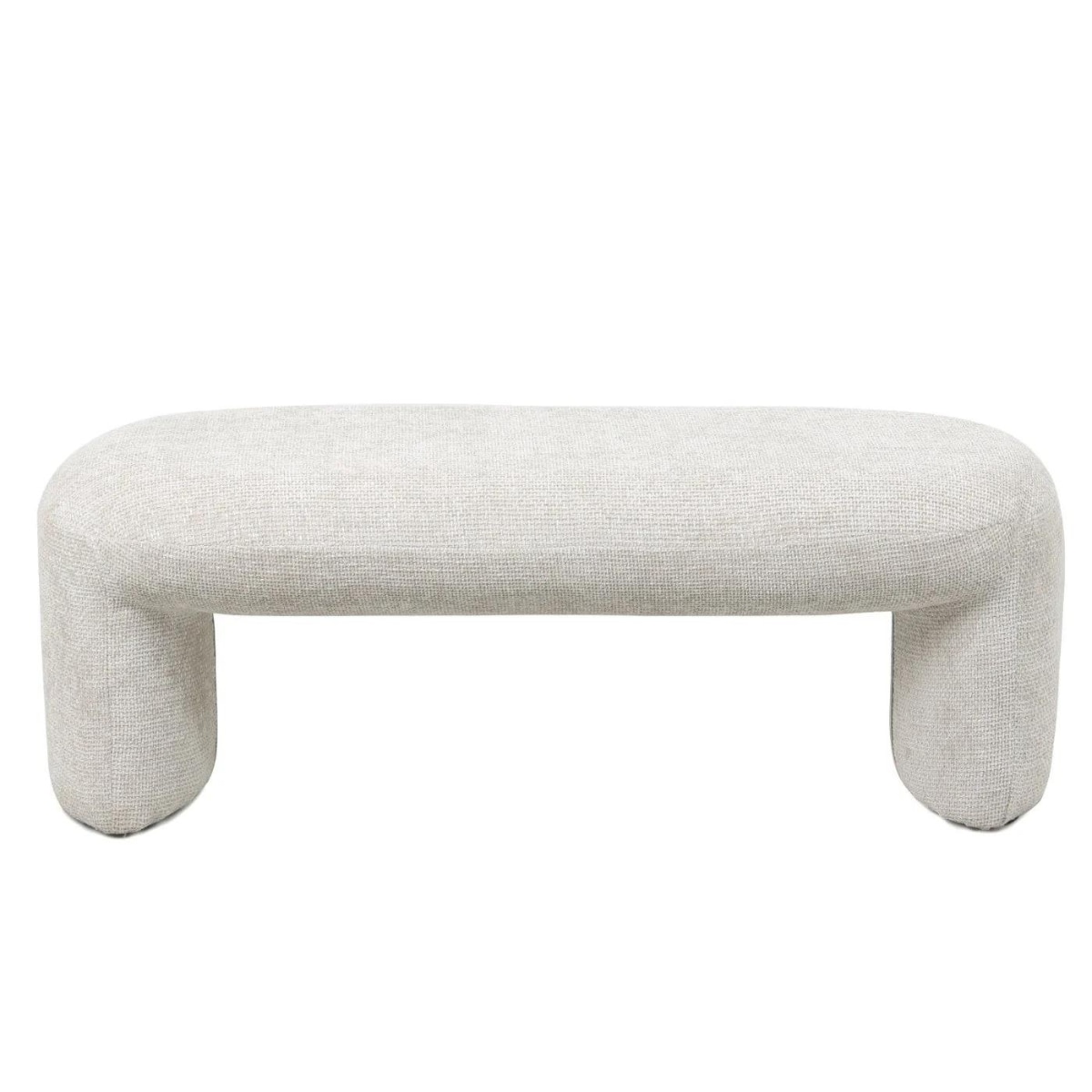 Giga Meubel - Bankje Beige Stof|Textiel - Scandinavisch Giga meubel