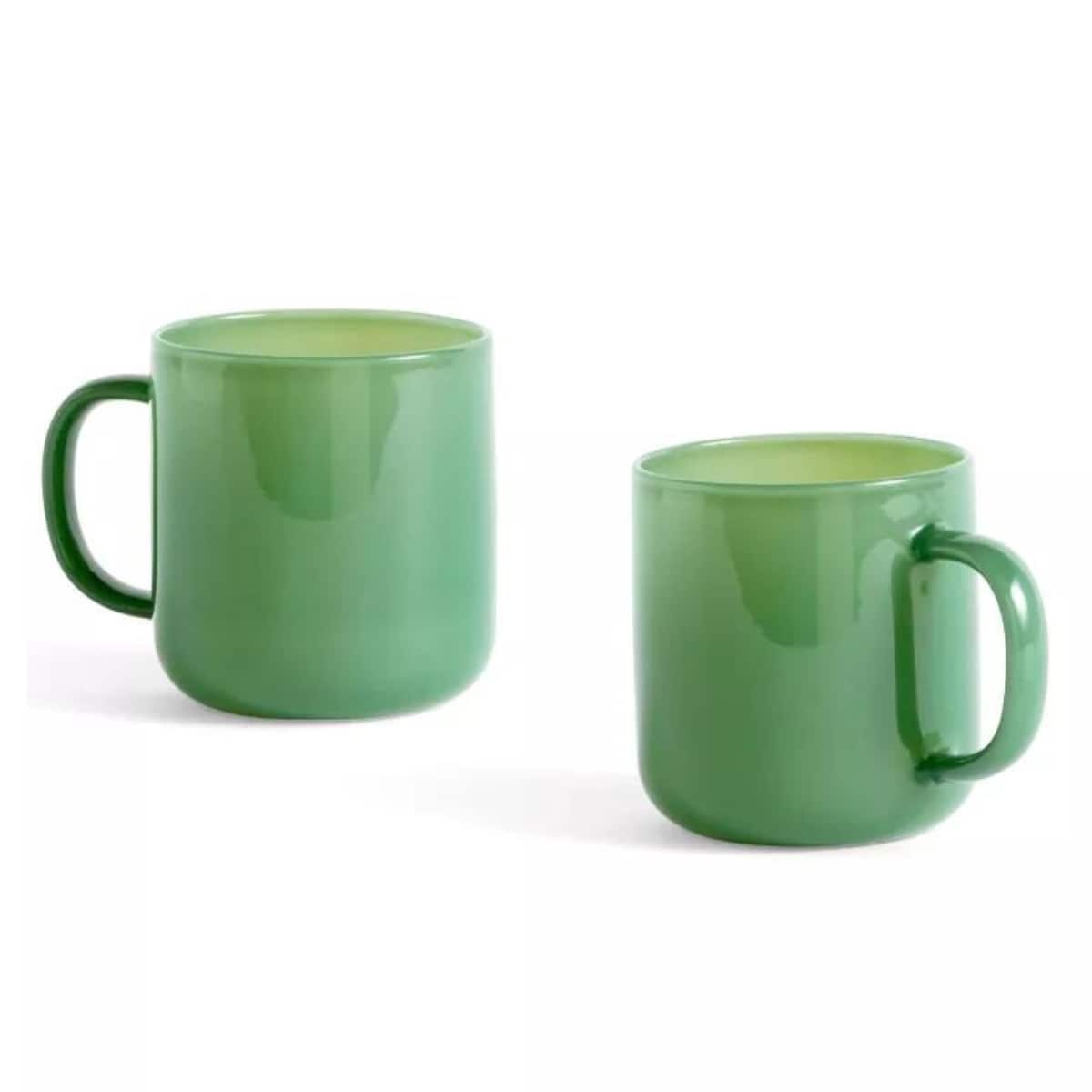 Hay Borosilicate mok Jade Green set van 2 300ml HAY