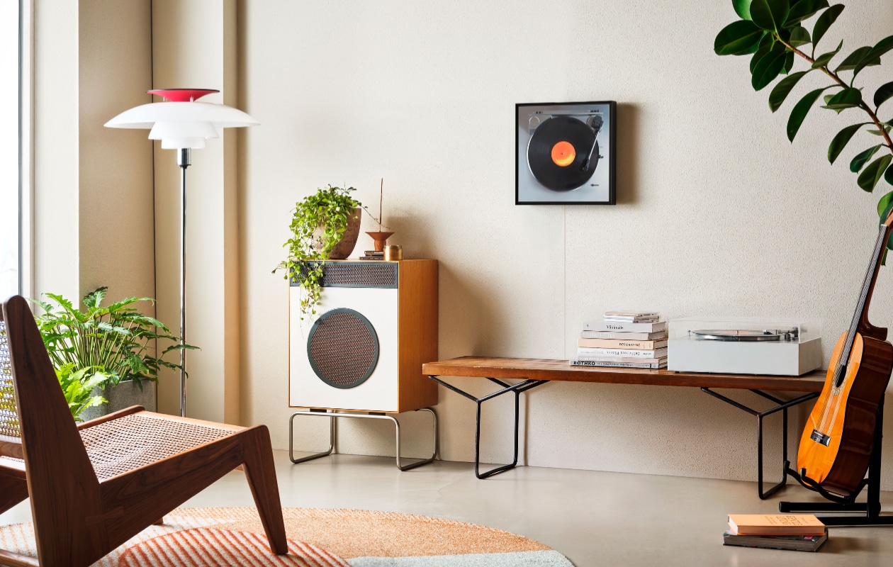 cool een speaker vermomd als kunstwerk