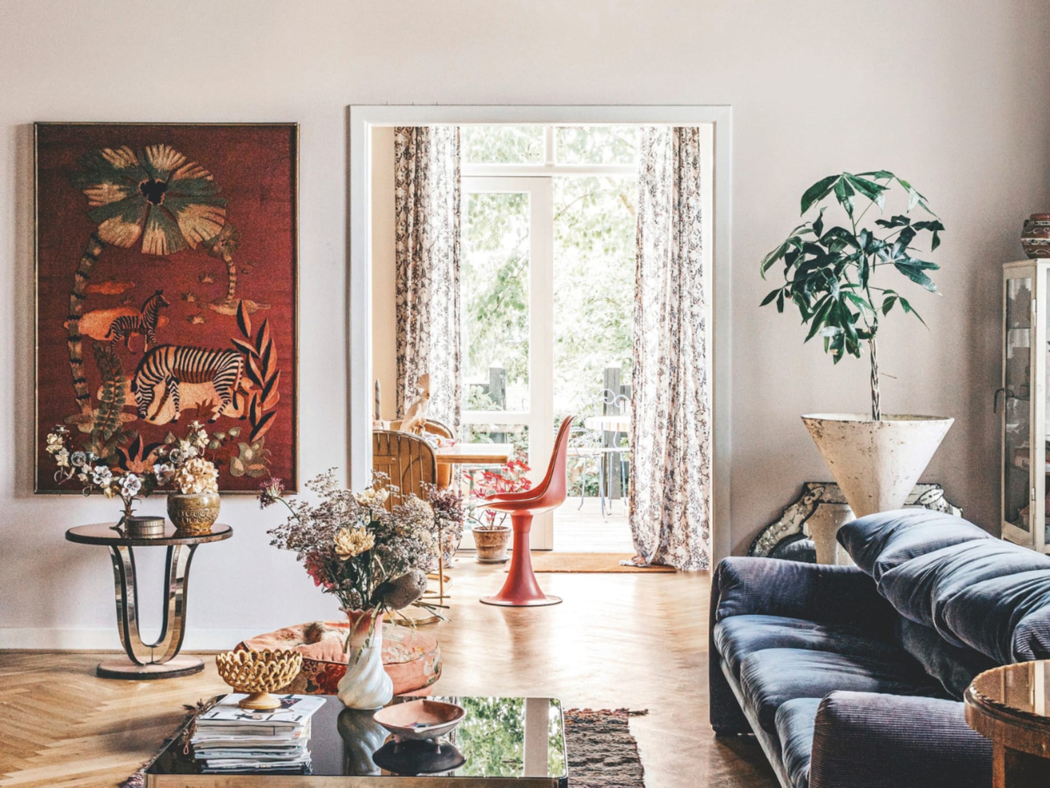 binnenkijken in bohemian vintage woning