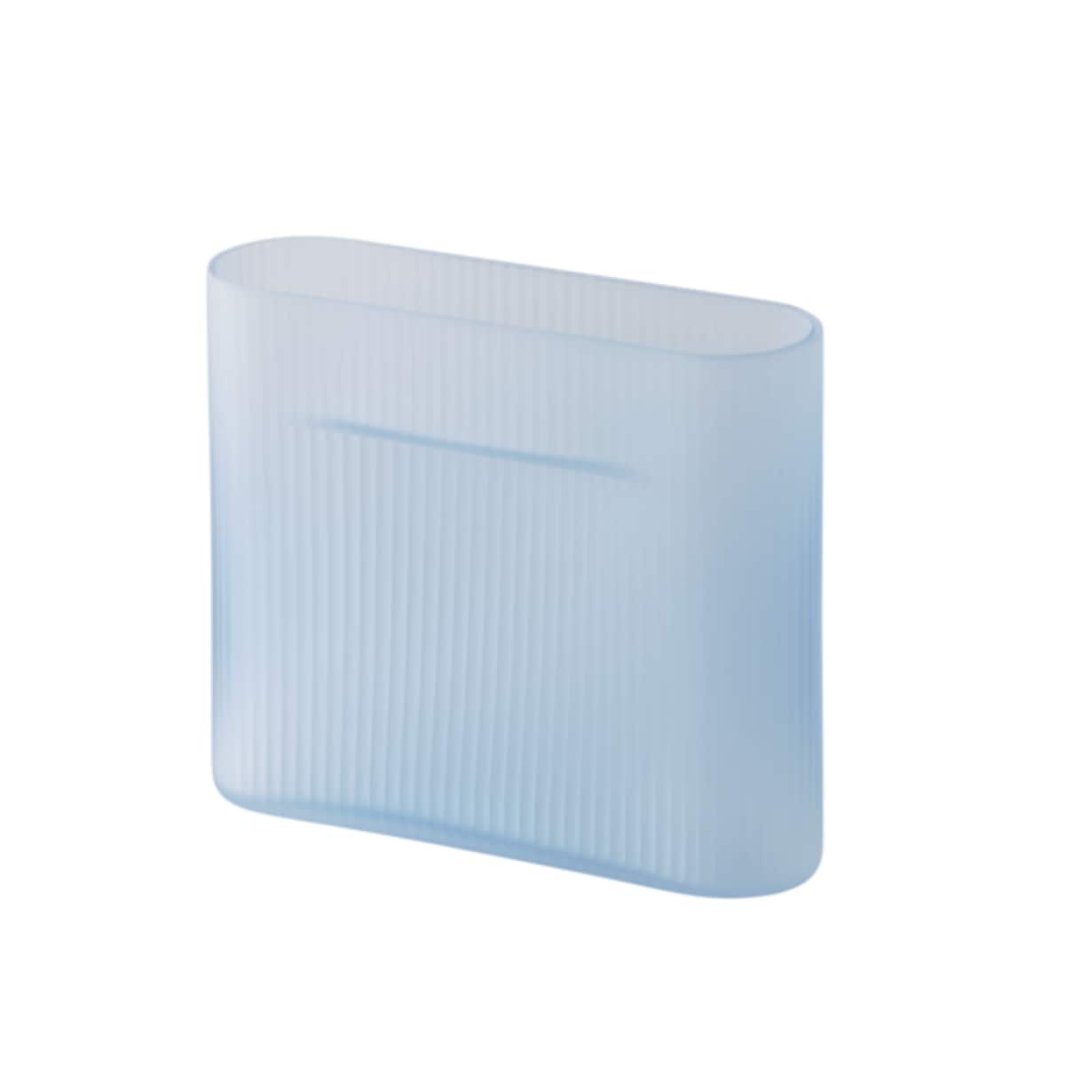 Muuto Ridge VaseColor: Light Blue Frosted Glass Muuto