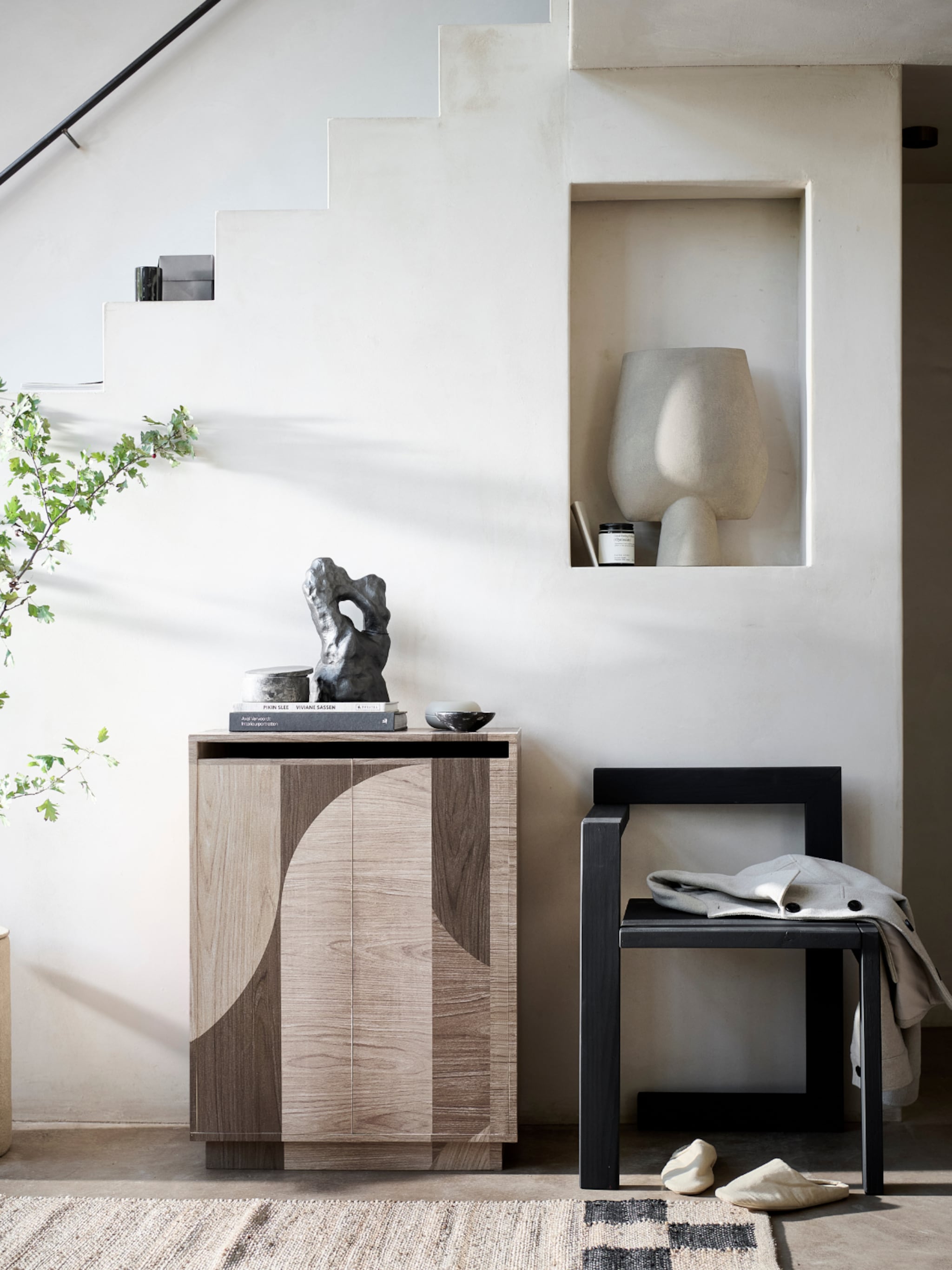diy houten kastje met bijzonder patroon