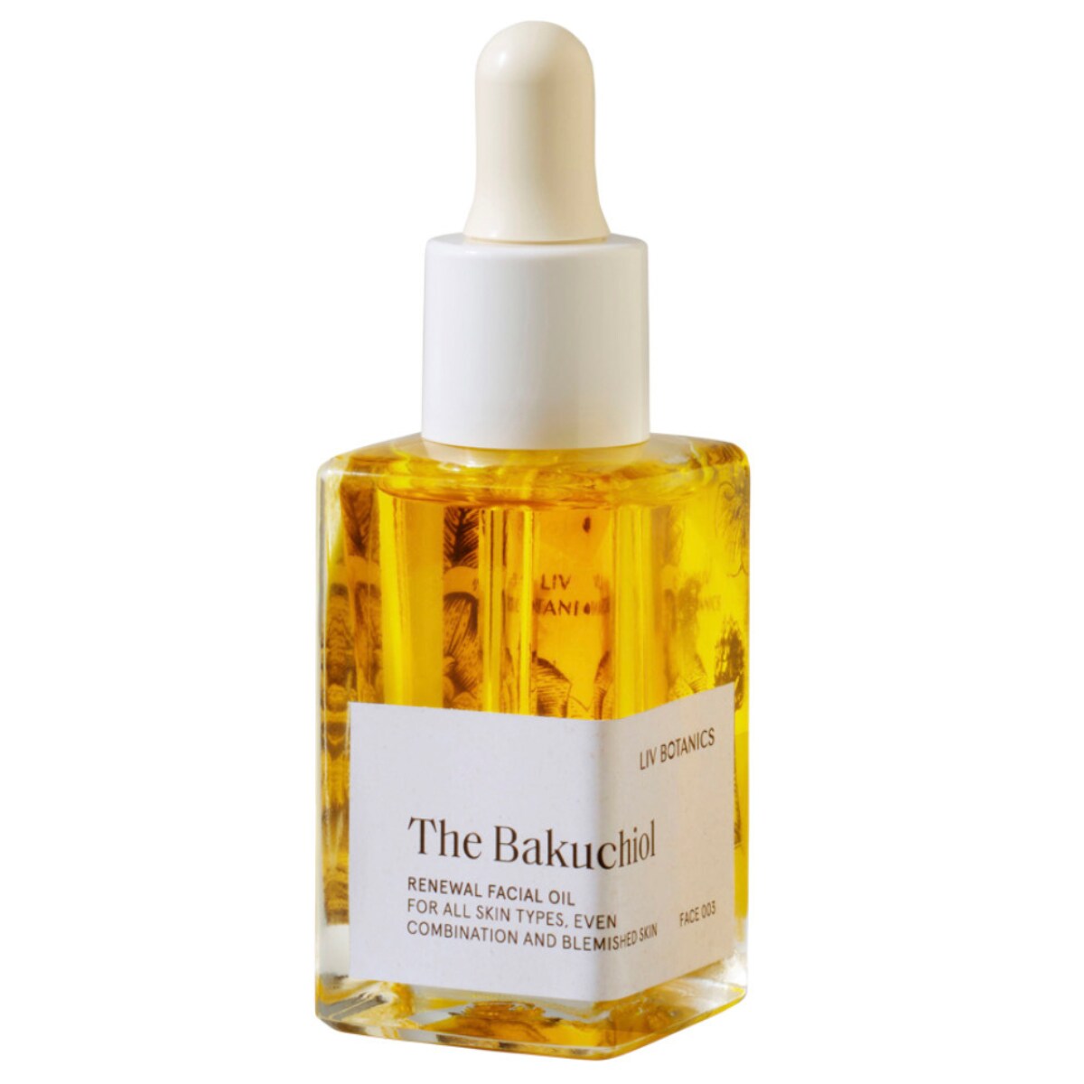 Gezichtsolie The Bakuchiol, 30 ml € 62,- (livbotanics.com). livbotanics