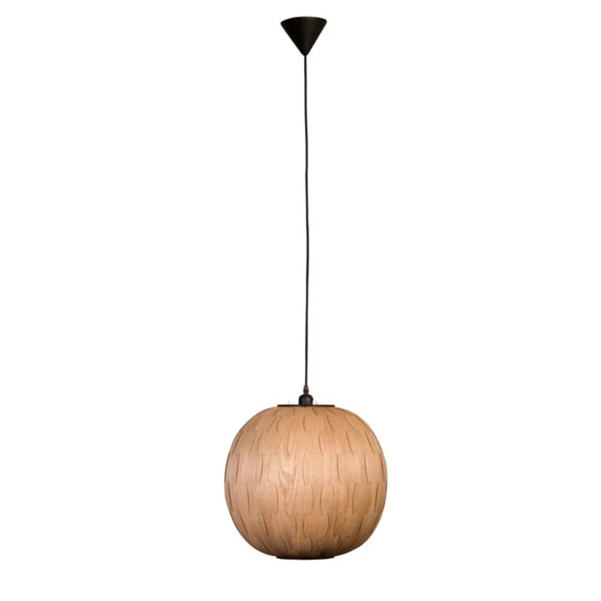 Dutchbone Bond Hanglamp Rond 40 cm Hout Naturel vtwonen shop