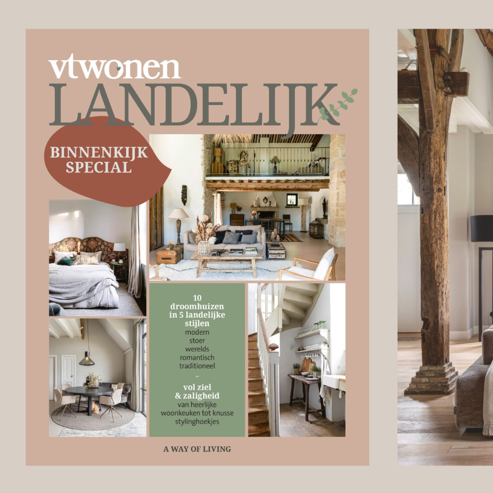 Cover vtwonen Landelijk binnenkijk special