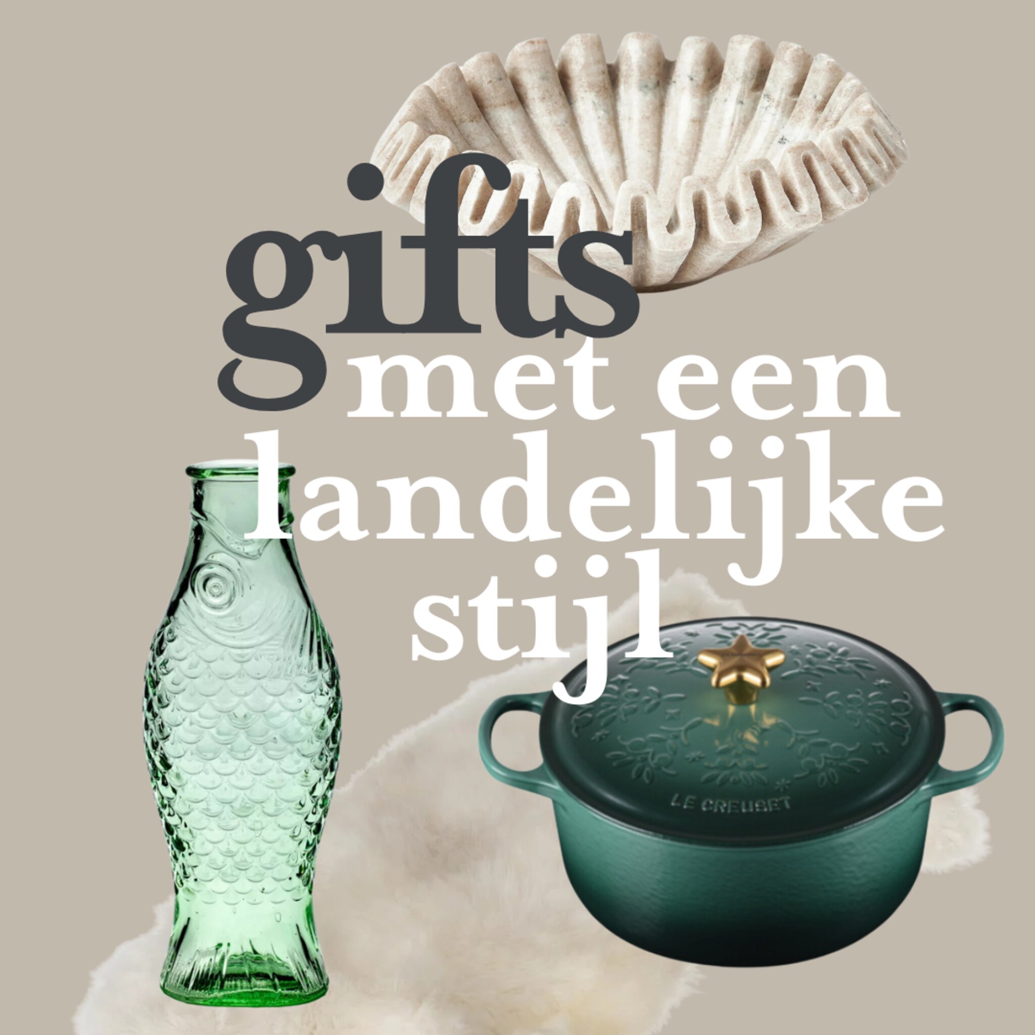 Gift guide in landelijke woonstijl