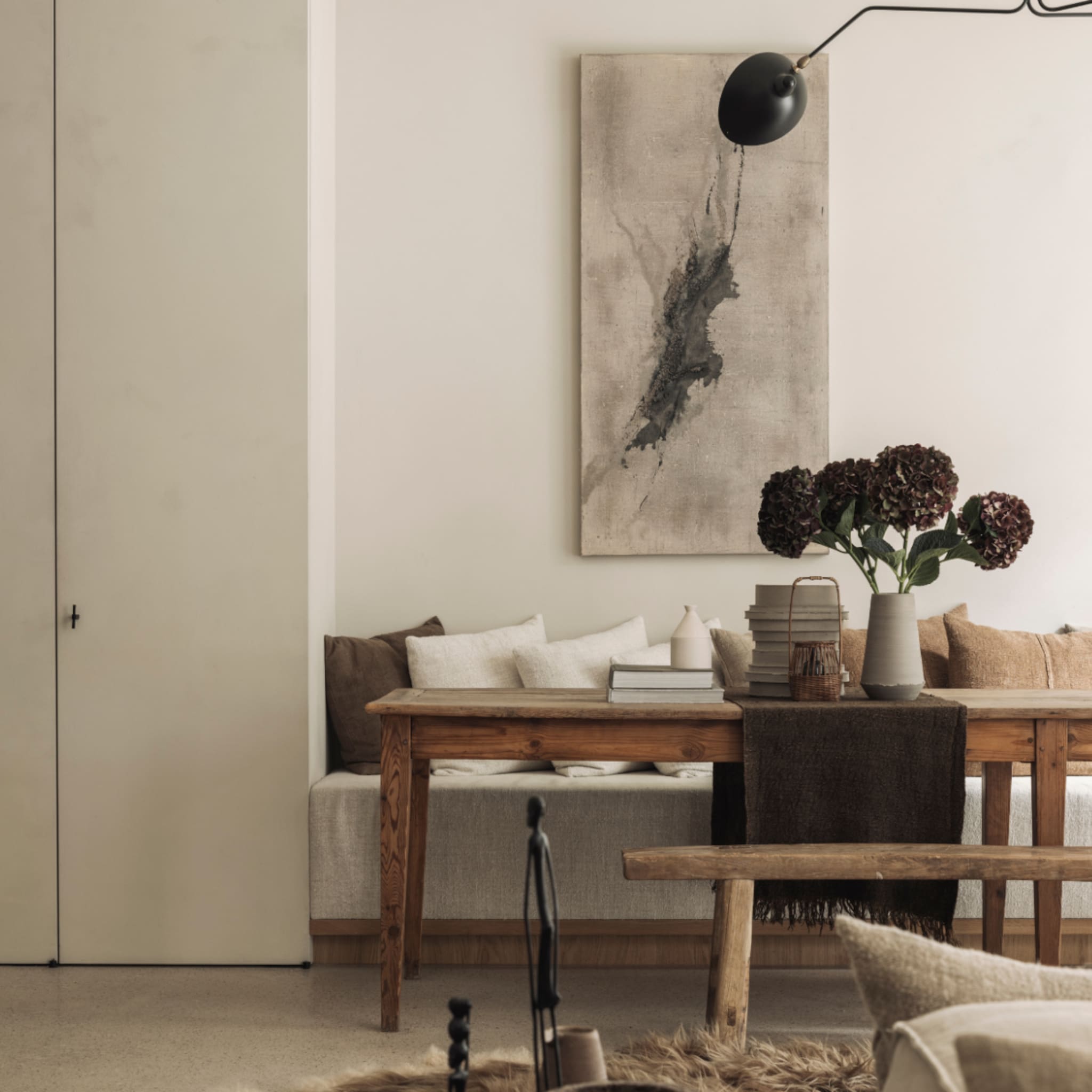 Eetkamer in design woonstijl