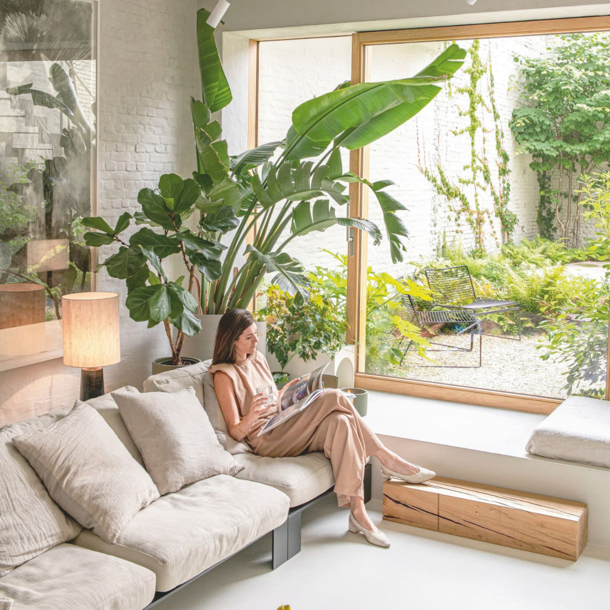 huizen met sfeervolle zitkuil