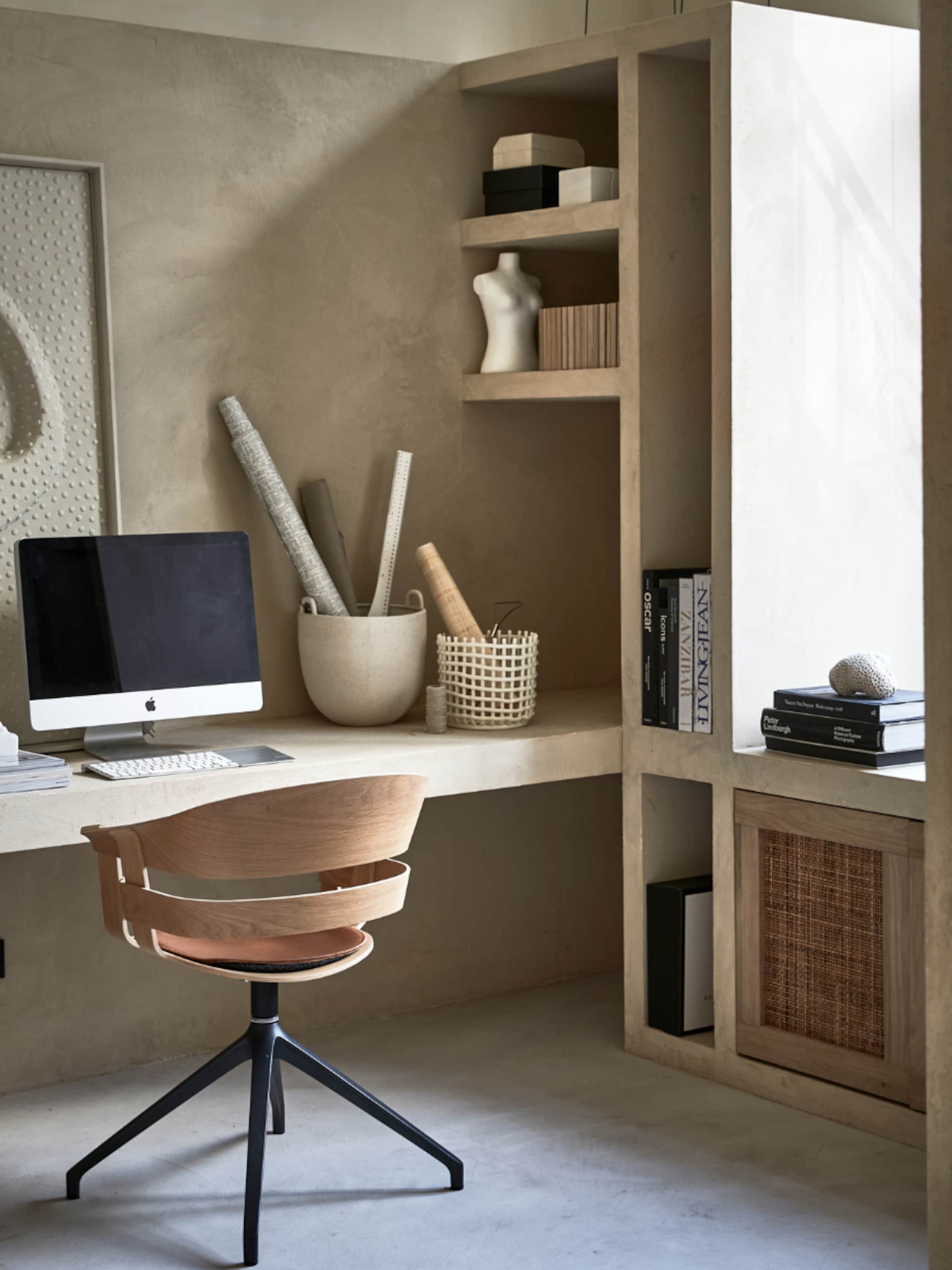 werkplek in landelijke stijl