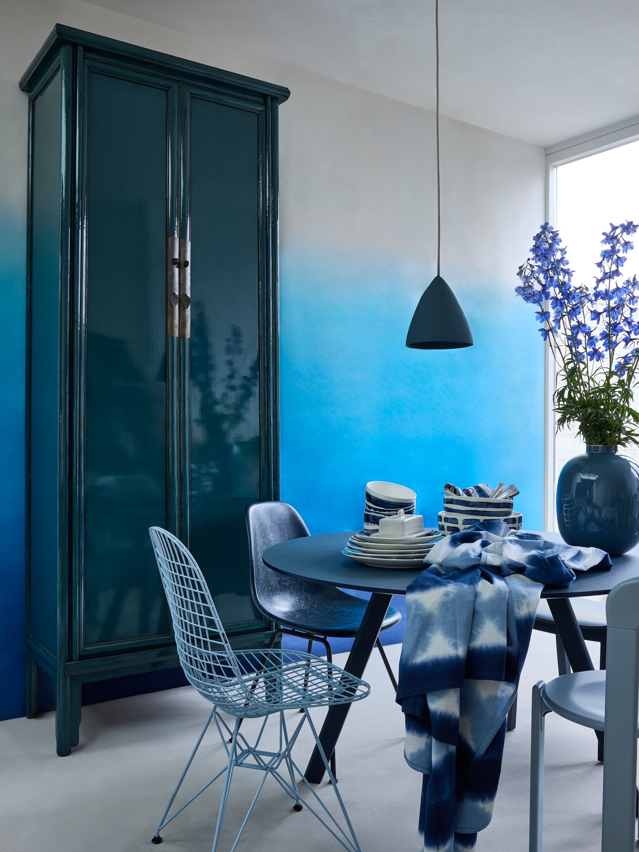 color drenching verf trend