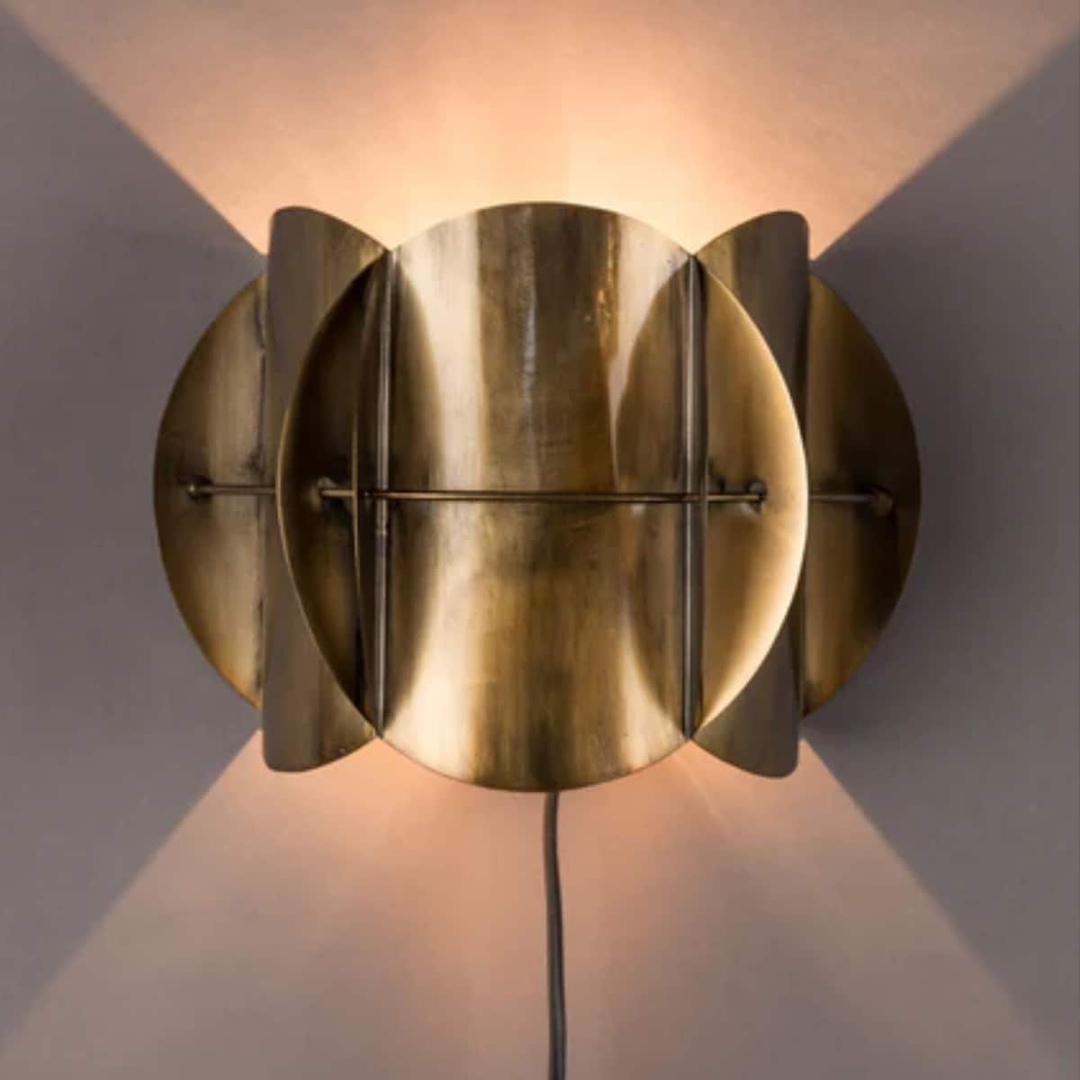 Dutchbone Corridor Wandlamp Goud Dutchbone