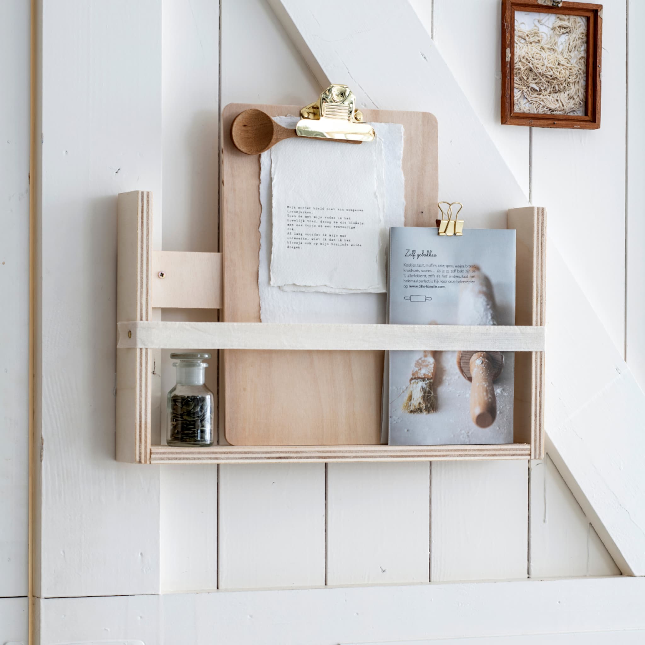 DIY pronkplank van hout