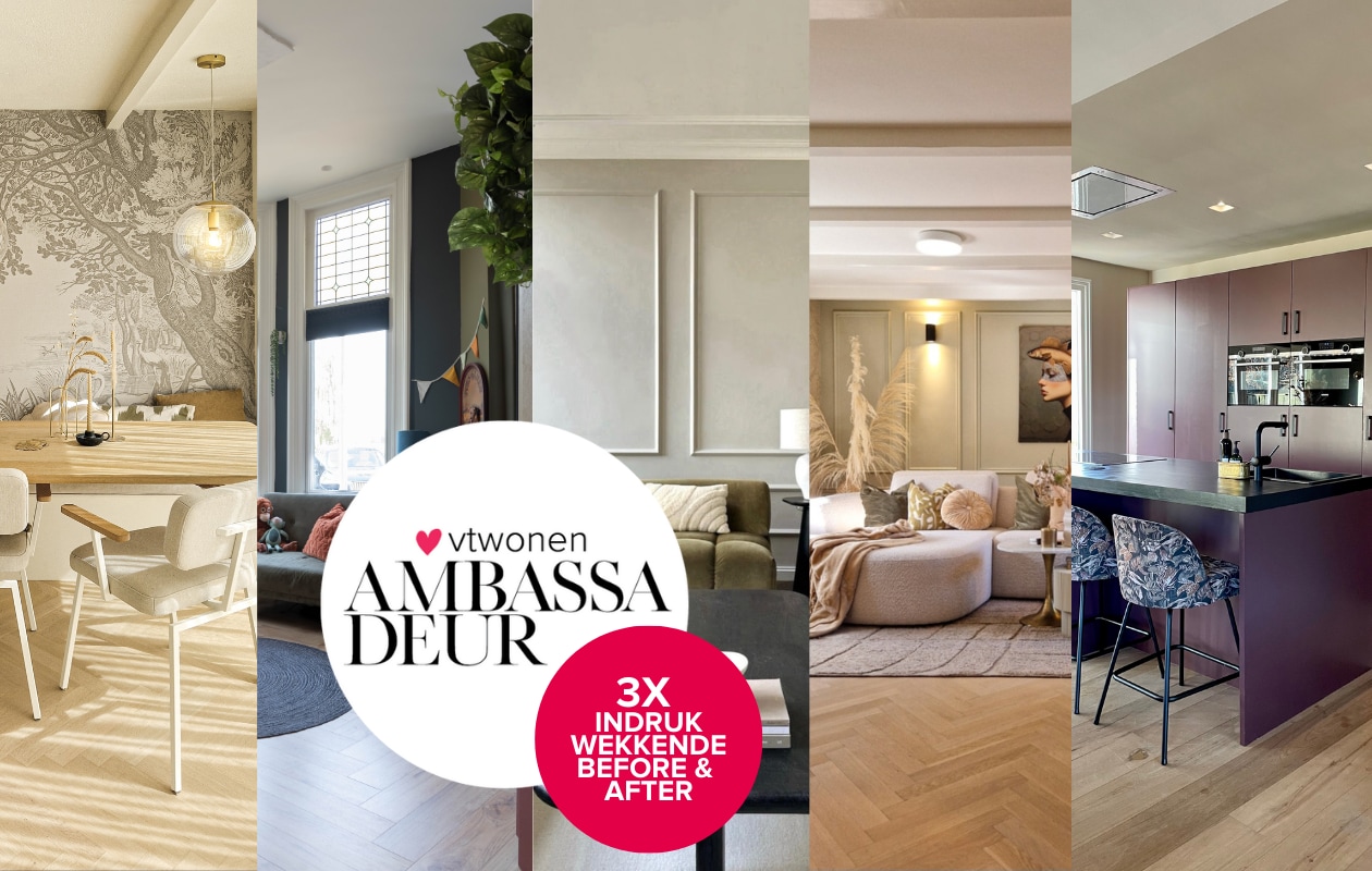 Ambassadeur before &amp; after Tanja Sanders, Liz Meester, Vera Boers