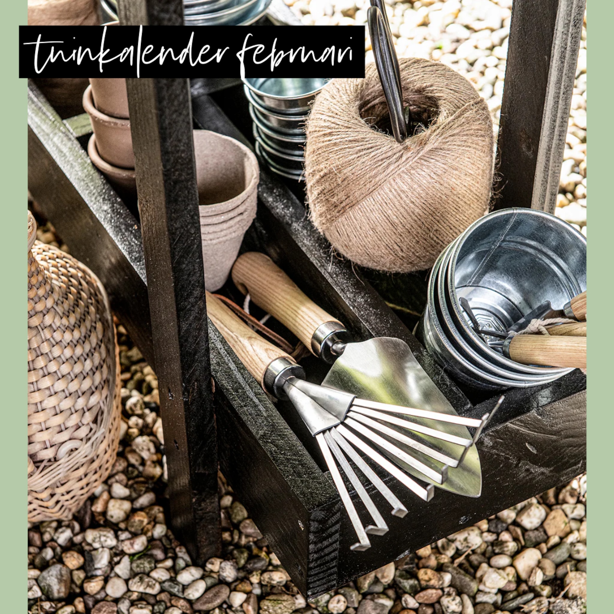 Gereedschap in de tuin