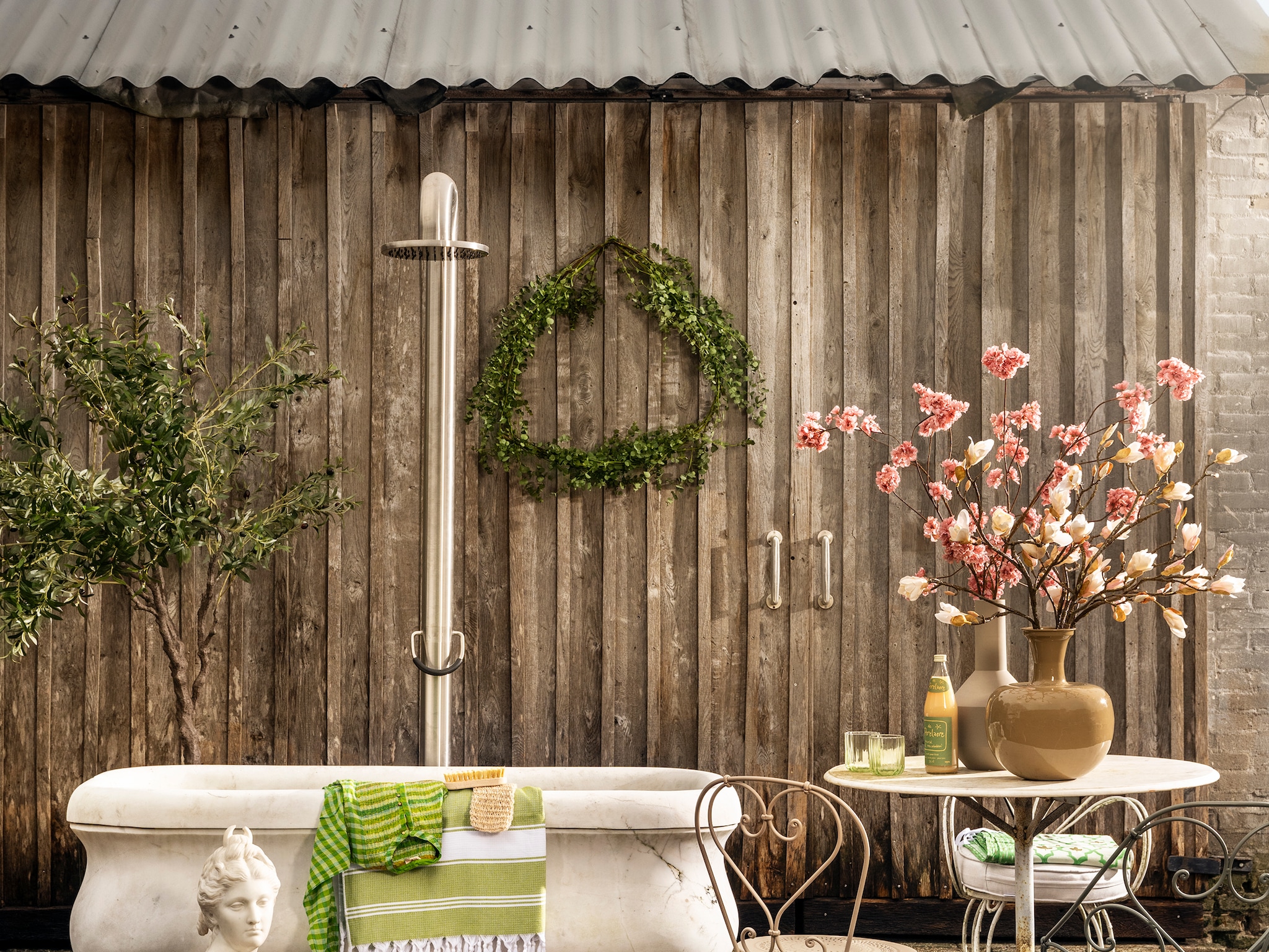 buitenbadkamer maken 5 stappen