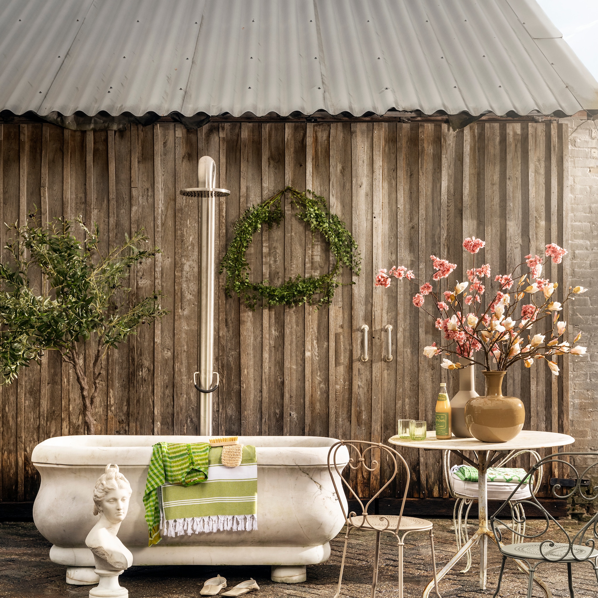 buitenbadkamer maken 5 stappen