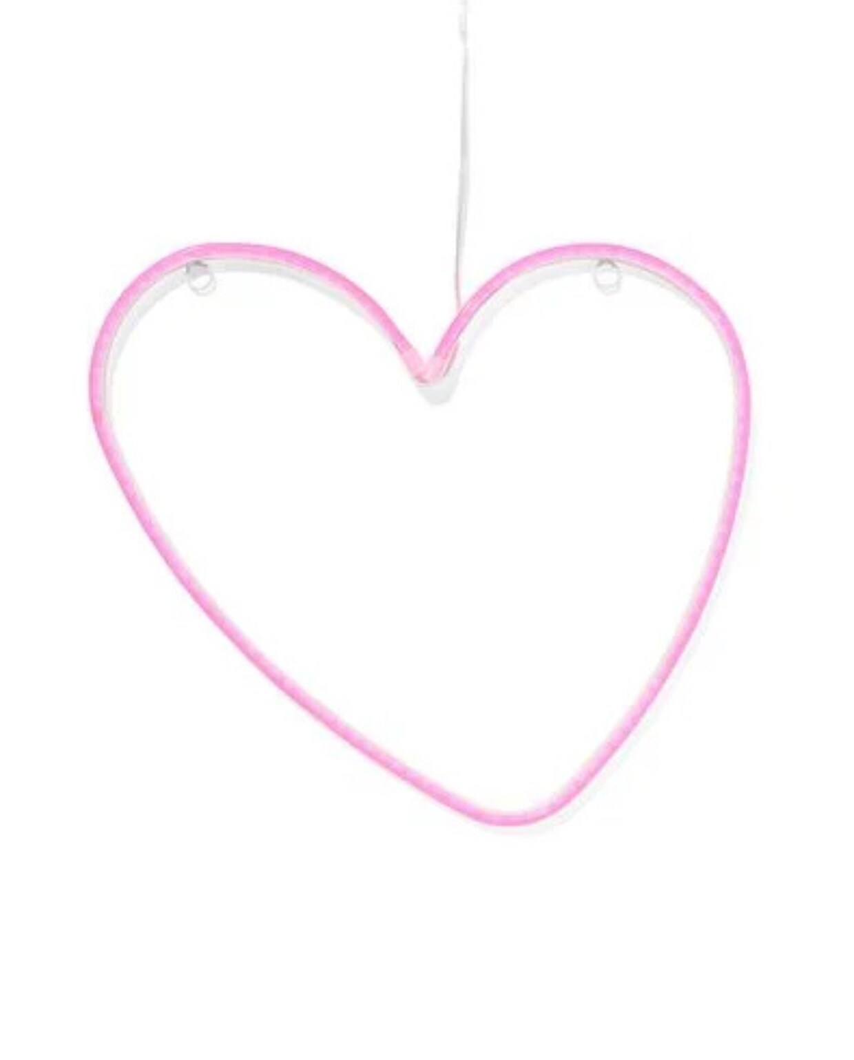 neon LED hart 37x39cm hema