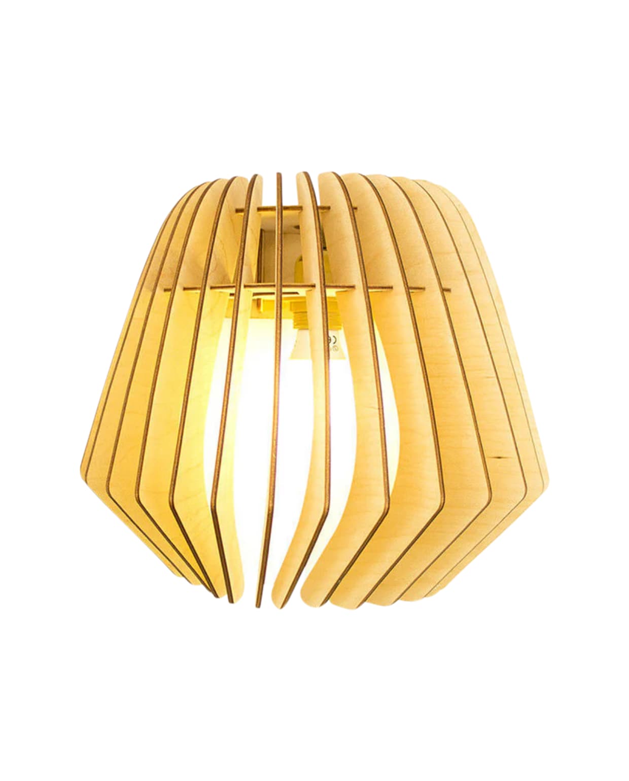 Houten wandlamp Wall Spin van Bomerango, 37x47 cm (bxh) € 151,95 (shop.vtwonen.nl) vtwonen