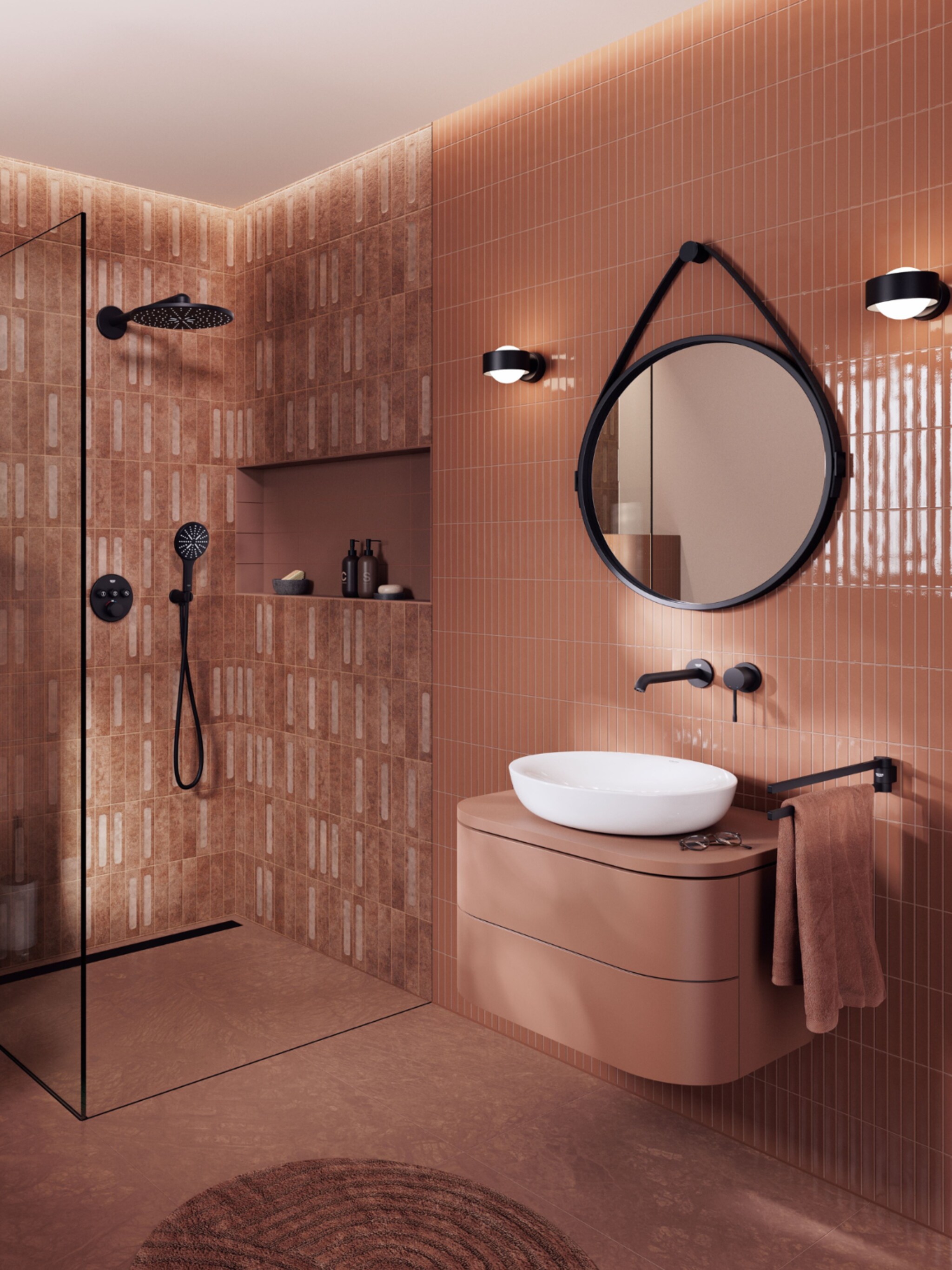 color splash breng leven in je badkamer met gedurfde kleuren