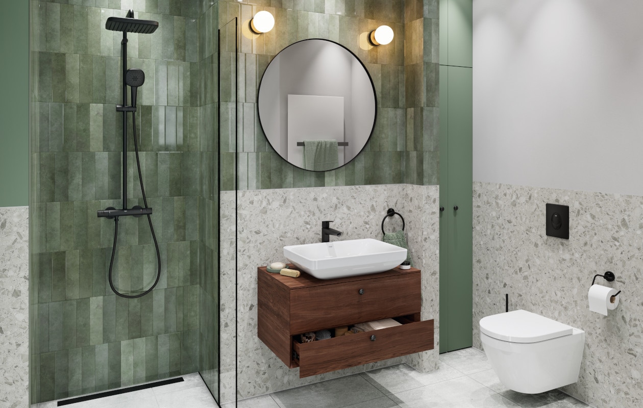 black beauty s 5x zwart op zijn best voor in de badkamer