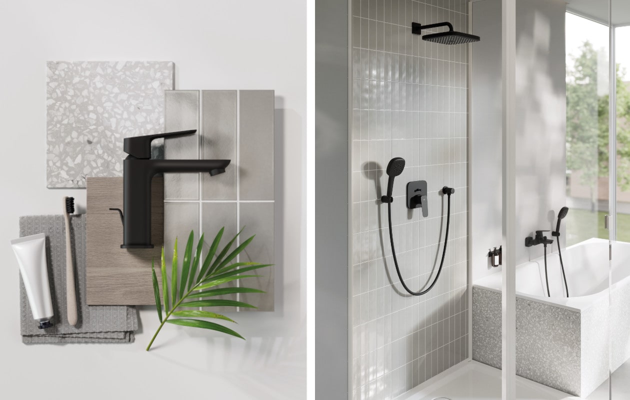 black beauty s 5x zwart op zijn best voor in de badkamer
