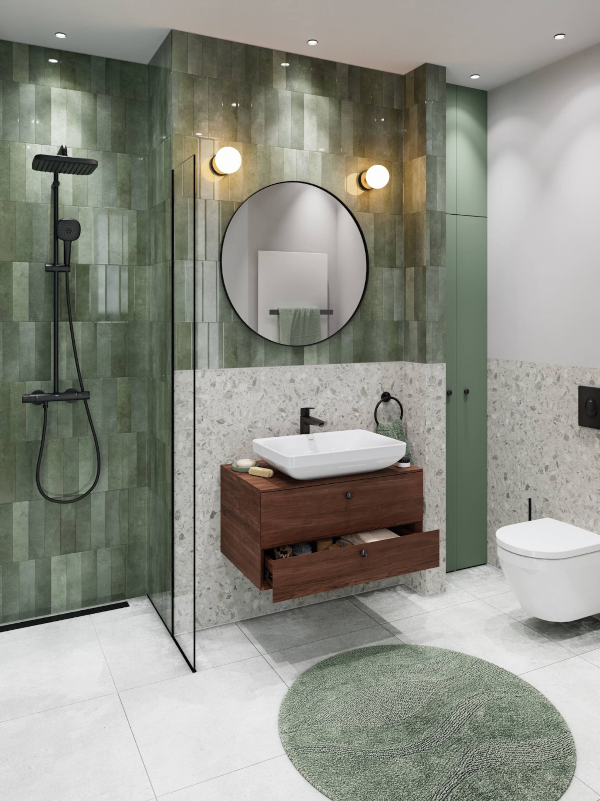 black beauty s 5x zwart op zijn best voor in de badkamer
