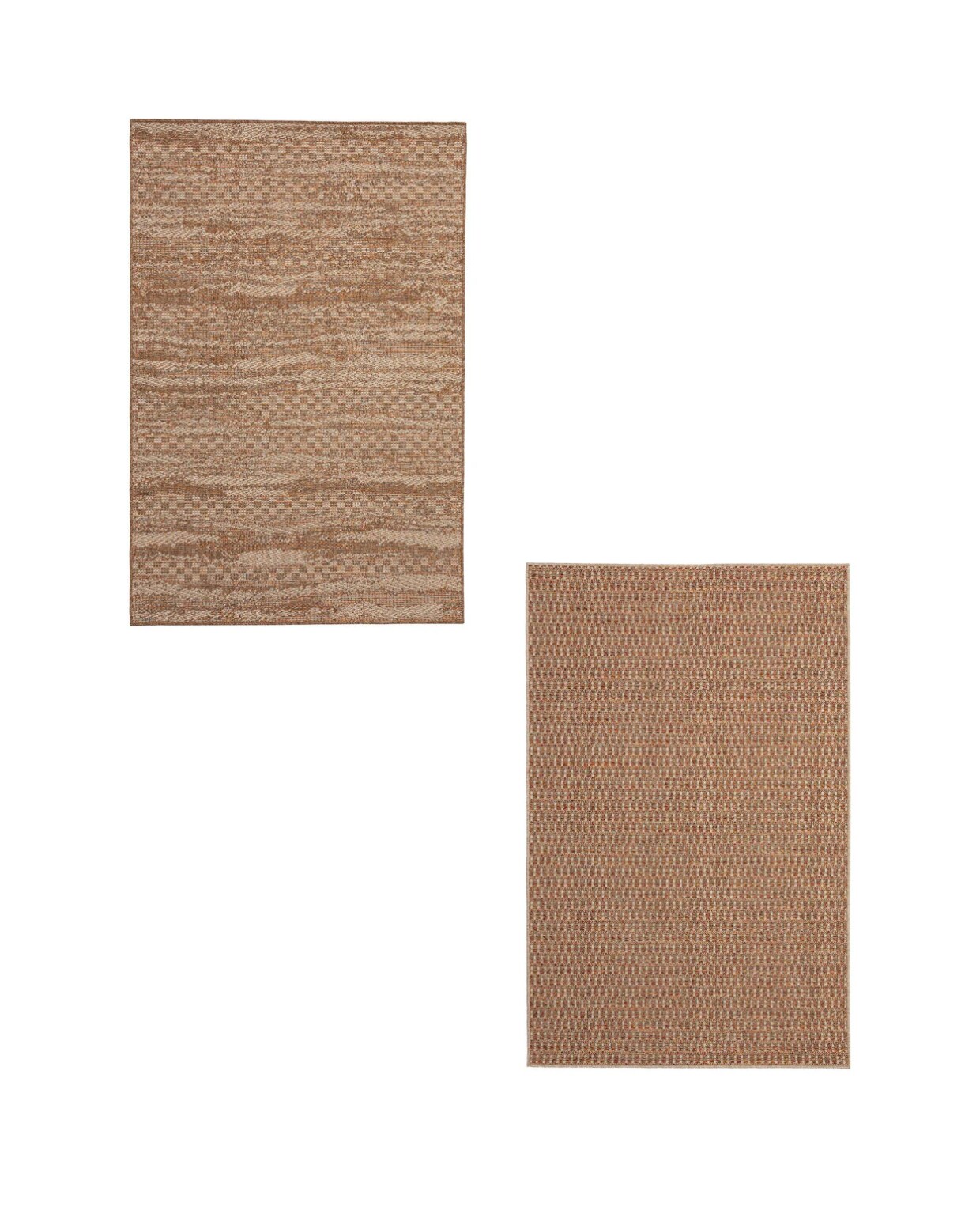 Jute buitenvloerkleden Ibiza Oos en Ibiza Xam van Interieur05, 330x240 cm € 370,- (shop.vtwonen.nl). vtwonen